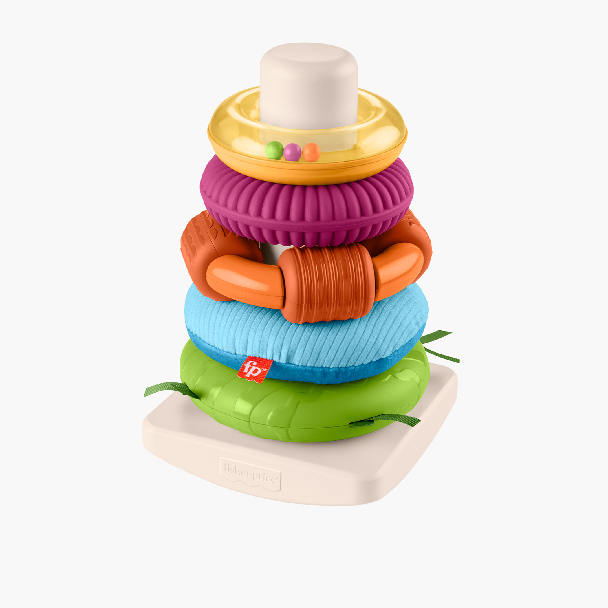 Fisher-Price Sensory Rock-a-Stack Roly-Poly Stacking Toy-toys-babyandtoddlertoys-stackingandnestingtoys-image-1