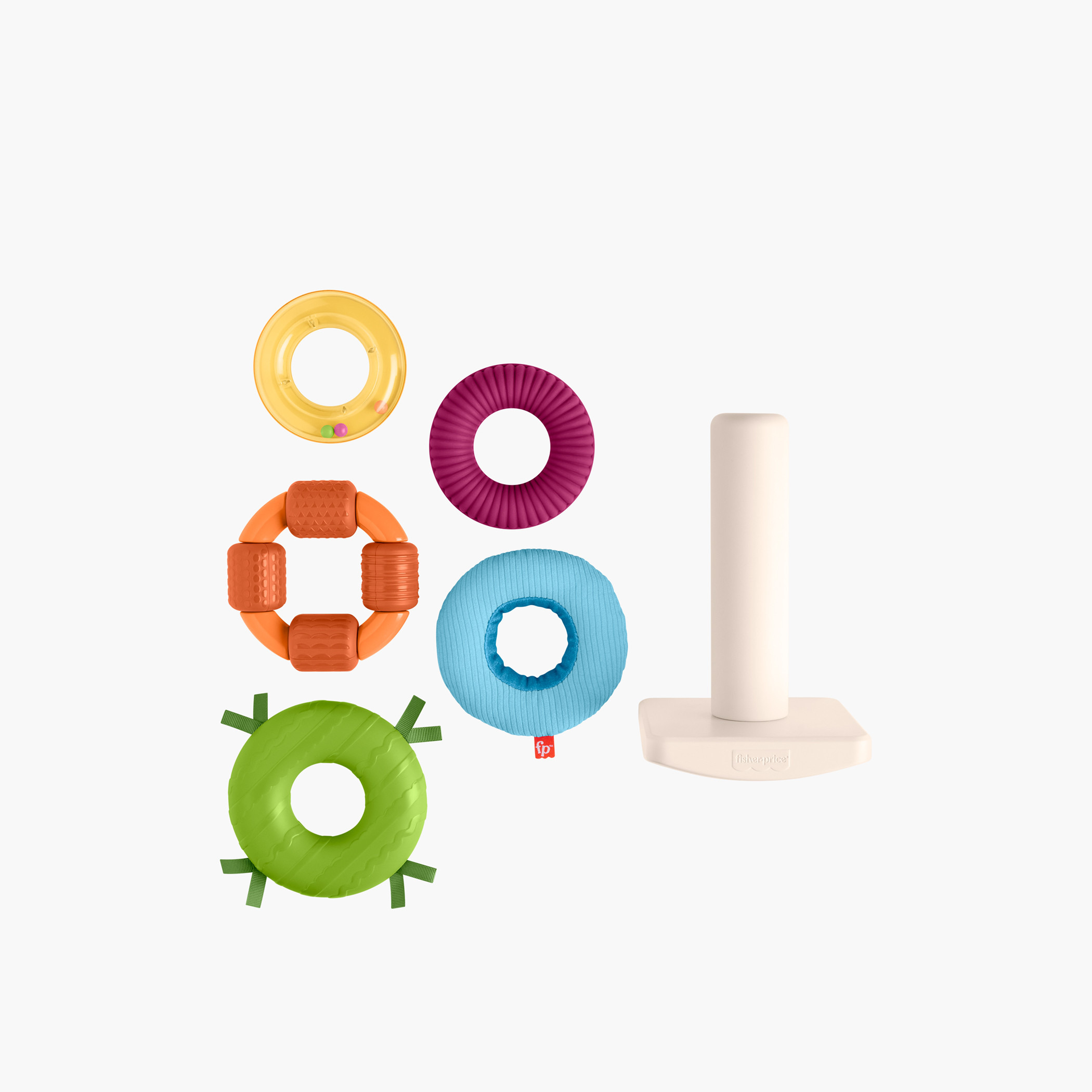 Fisher-Price Sensory Rock-a-Stack Roly-Poly Stacking Toy-toys-babyandtoddlertoys-stackingandnestingtoys-image-2