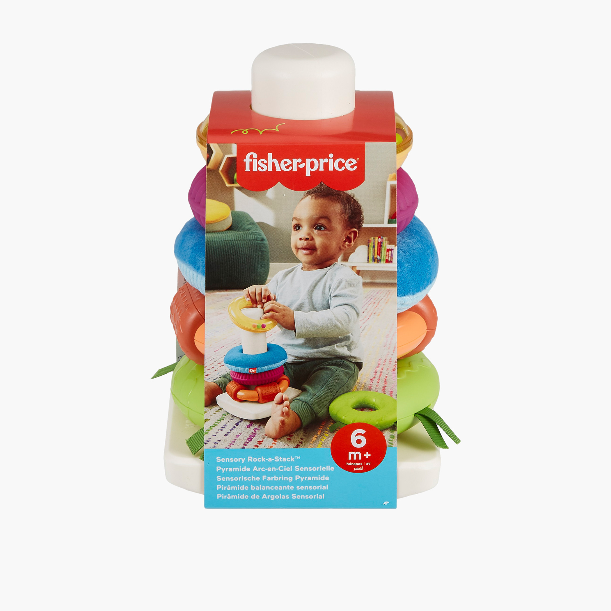 Fisher-Price Sensory Rock-a-Stack Roly-Poly Stacking Toy-toys-babyandtoddlertoys-stackingandnestingtoys-image-4