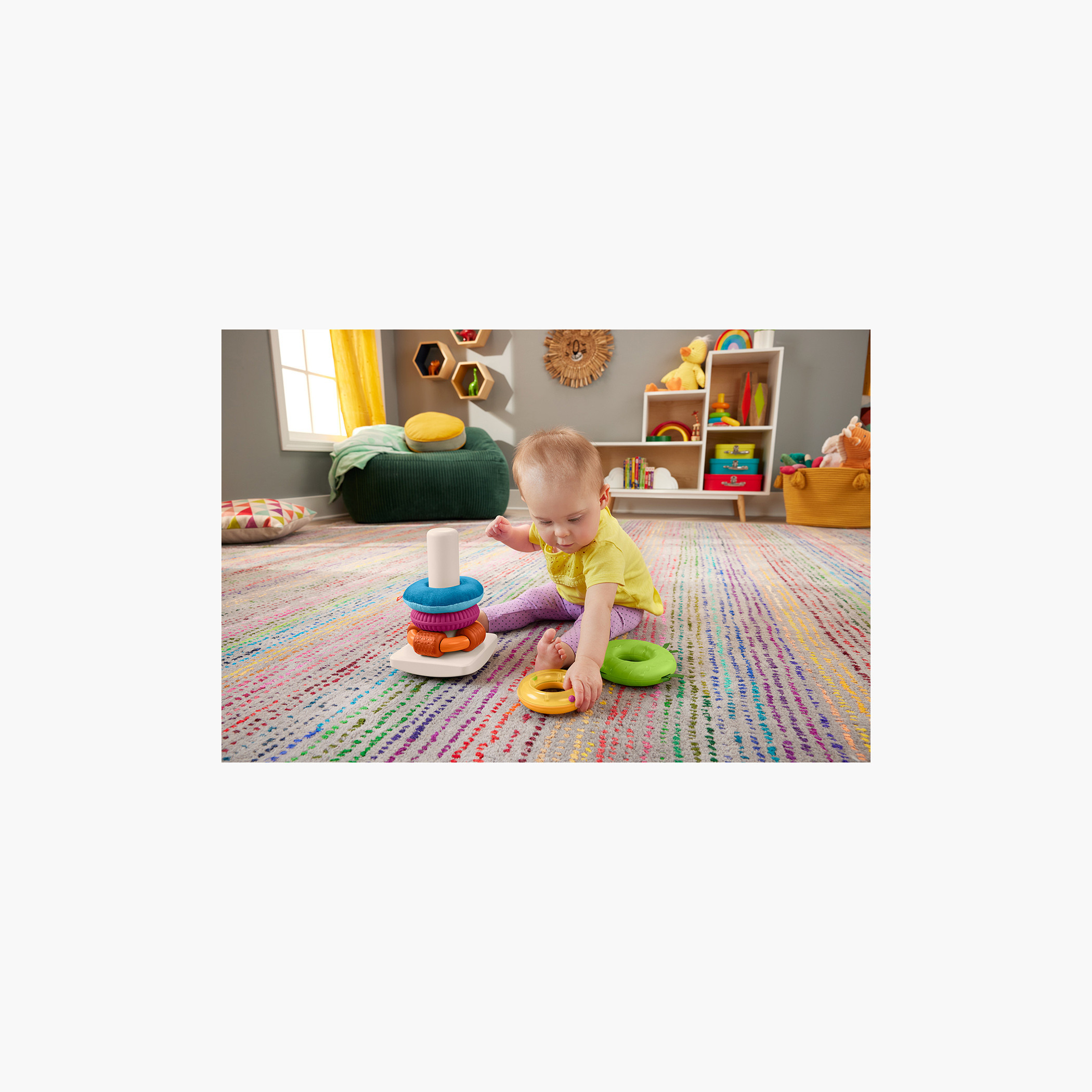 Fisher-Price Sensory Rock-a-Stack Roly-Poly Stacking Toy-toys-babyandtoddlertoys-stackingandnestingtoys-image-3