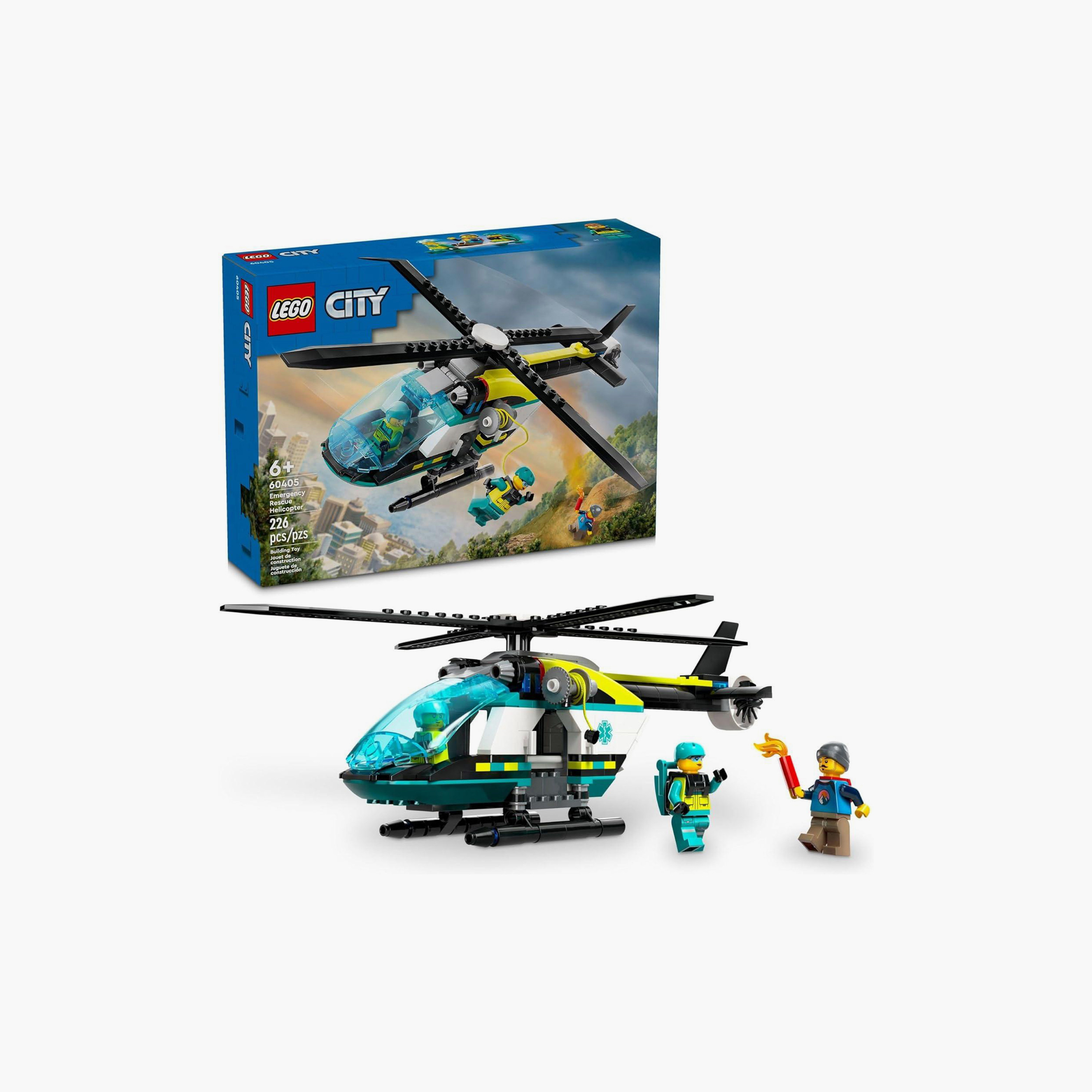 مجموعة مكعبات هليكوبتر الإنقاذ للطوارئ 60405 من ليجو-toys-buildingblocks-blocks-image-2
