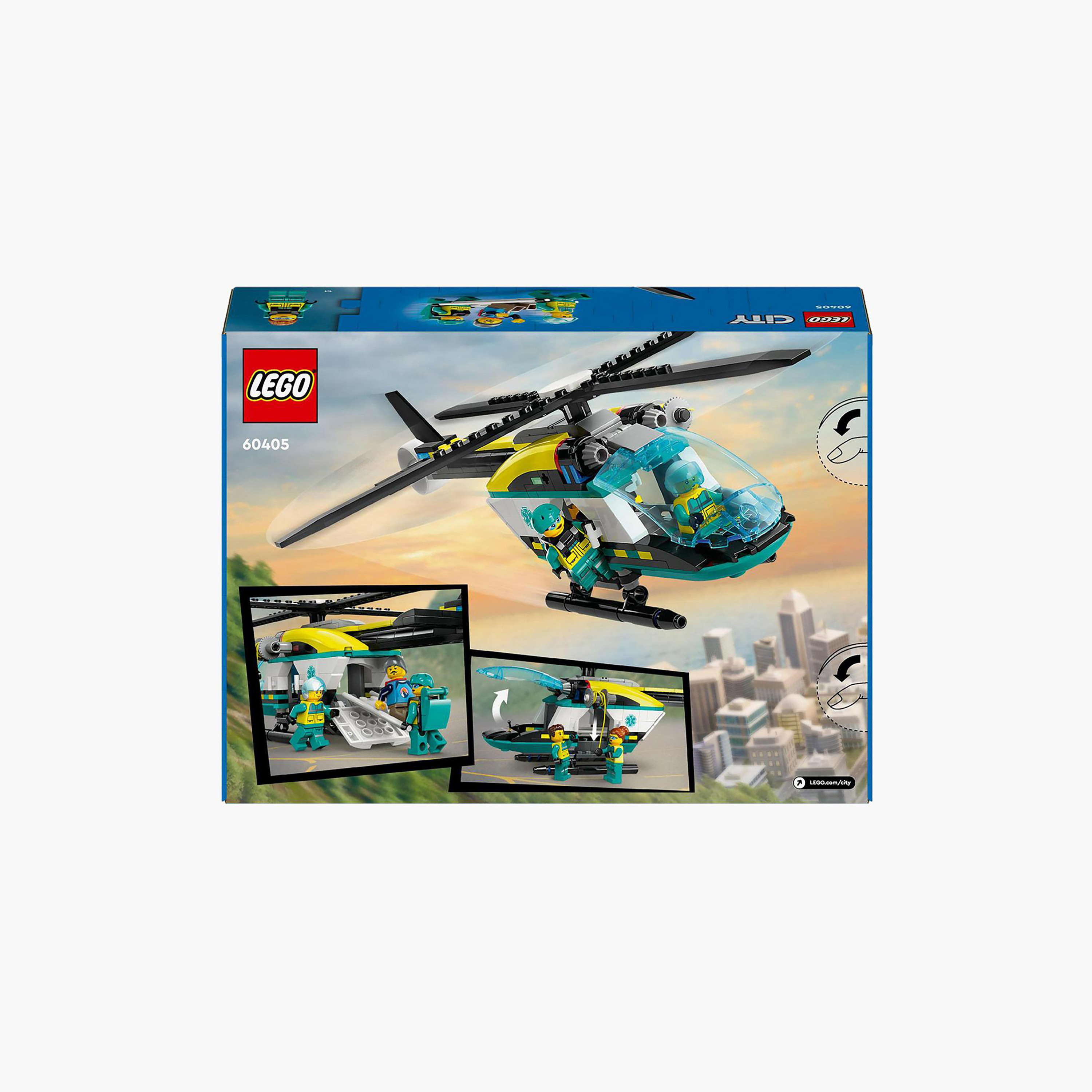 مجموعة مكعبات هليكوبتر الإنقاذ للطوارئ 60405 من ليجو-toys-buildingblocks-blocks-image-8
