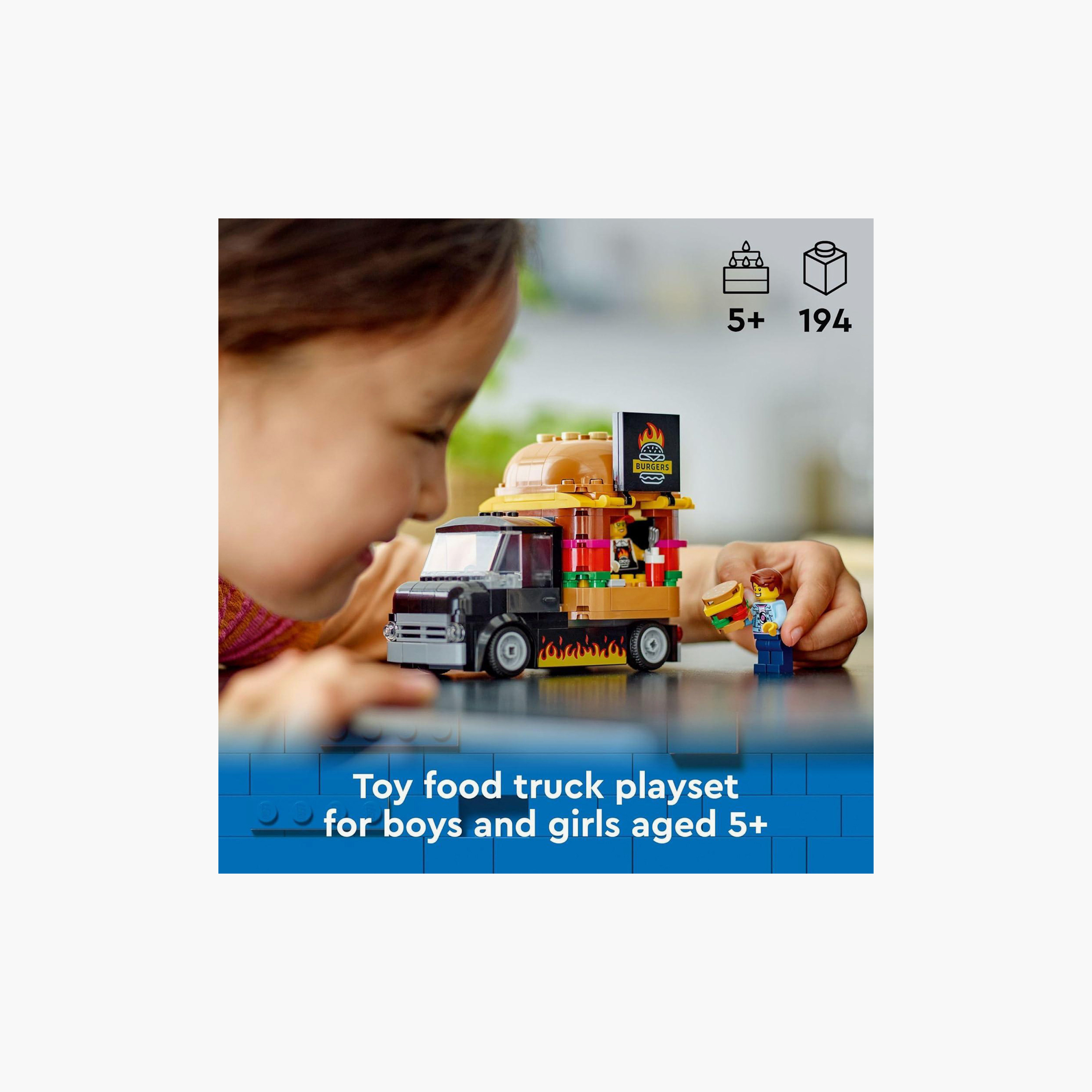 LEGO® City Burger Van Toy Building Set 60404-toys-buildingblocks-blocks-image-2