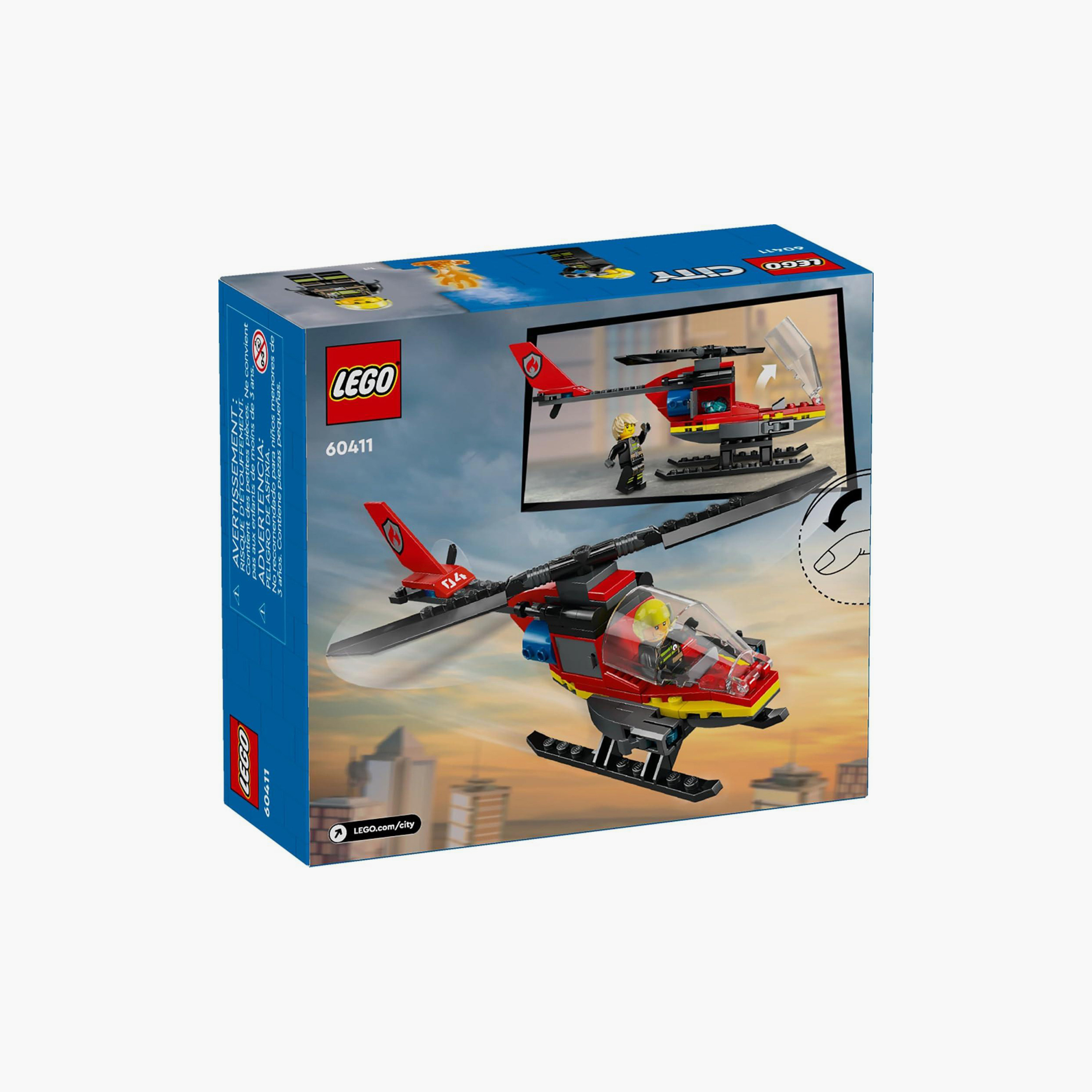 Lego 60411 Fire Rescue Helicopter Building Blocks Playset-toys-buildingblocks-blocks-image-7