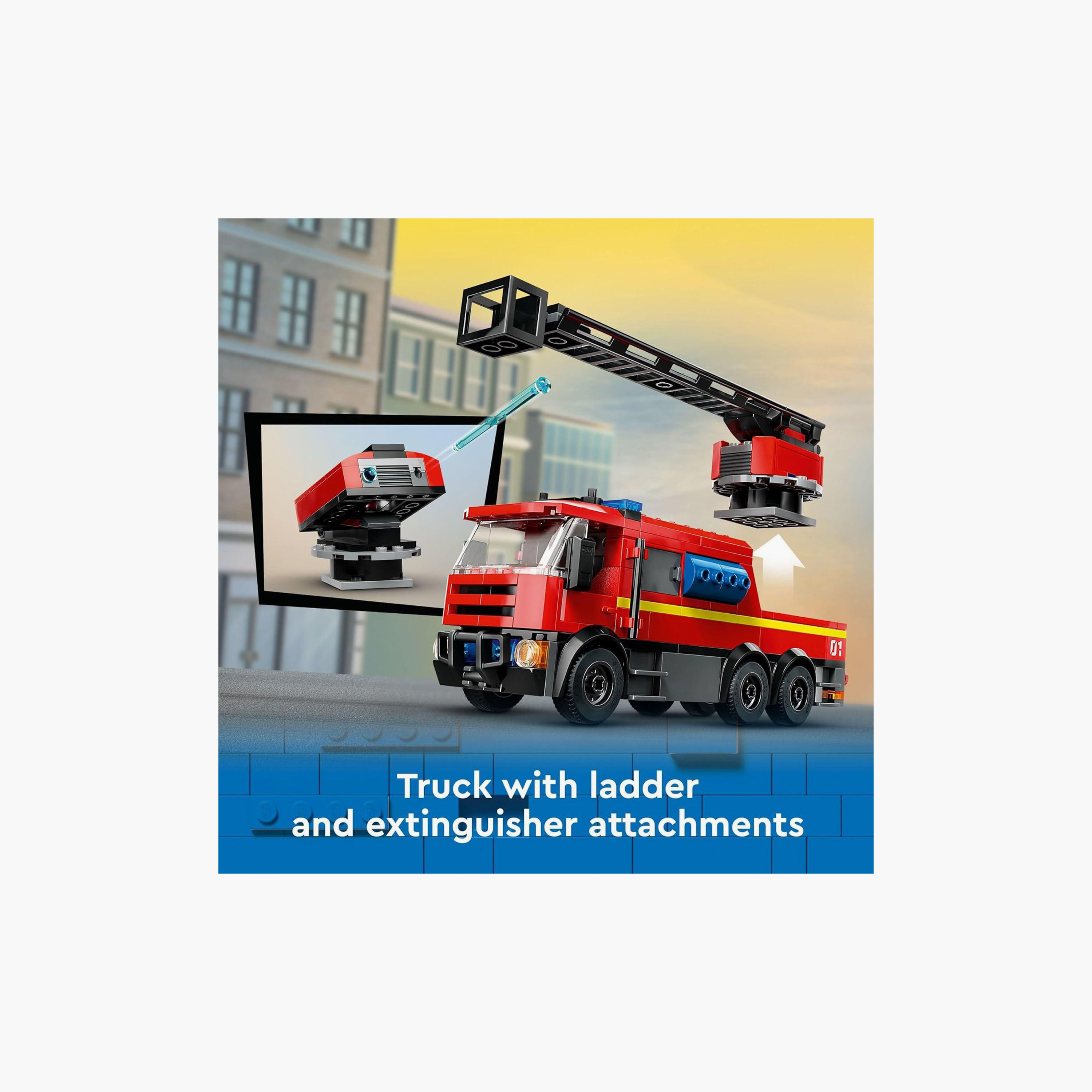 LEGO® City Fire Station with Fire Engine Playset 60414-toys-buildingblocks-blocks-image-4