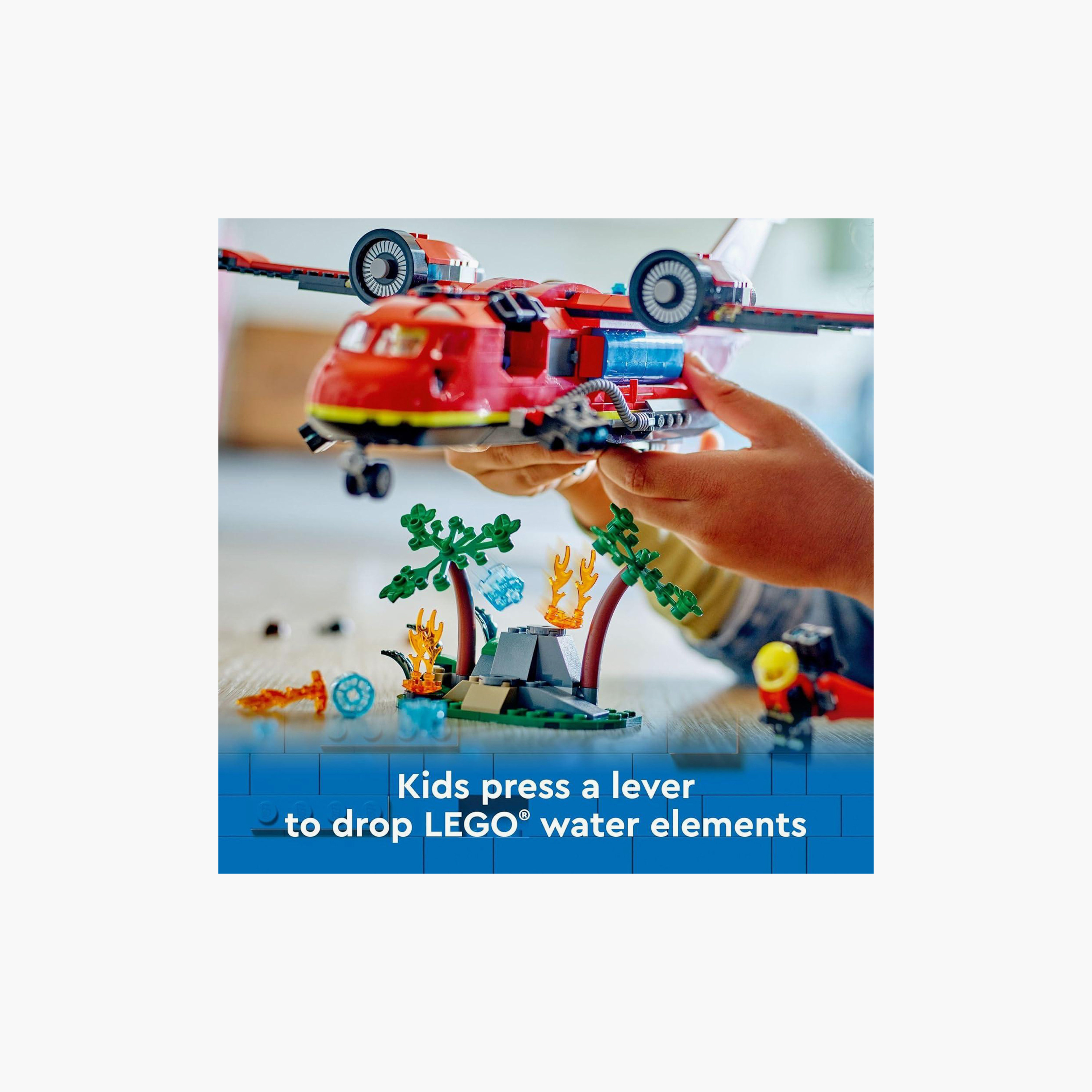 LEGO® City Fire Rescue Plane Building Toy Set 60413-toys-buildingblocks-blocks-image-3