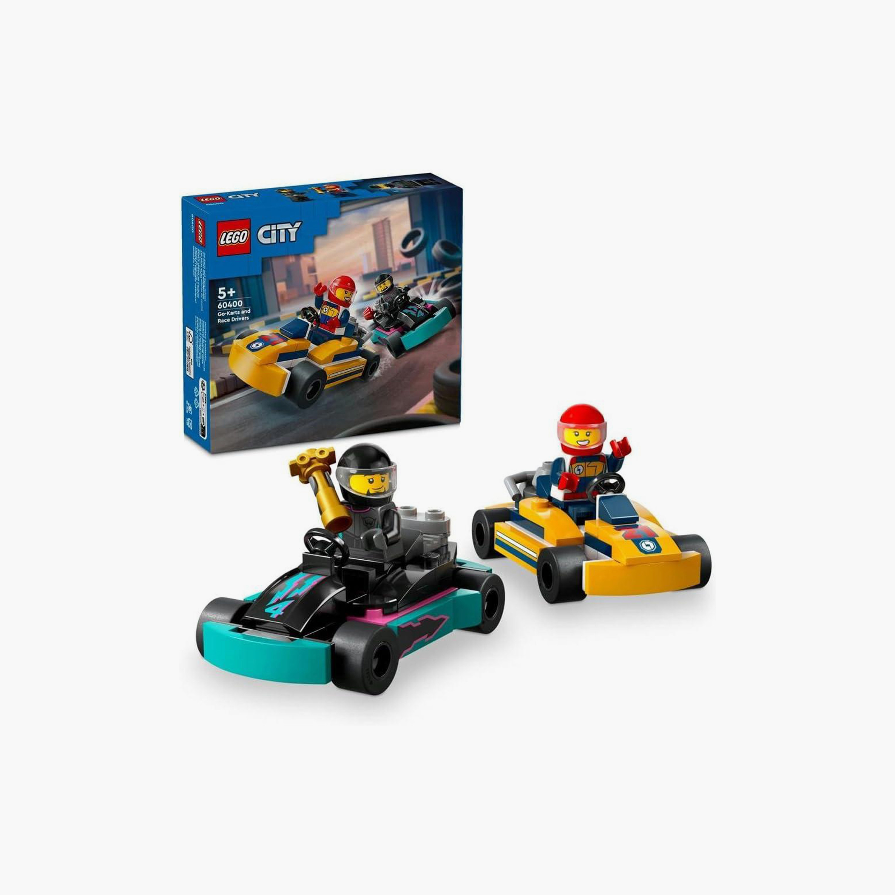 LEGO® City Go-Karts and Race Drivers Toy Set 60400-toys-buildingblocks-blocks-image-1