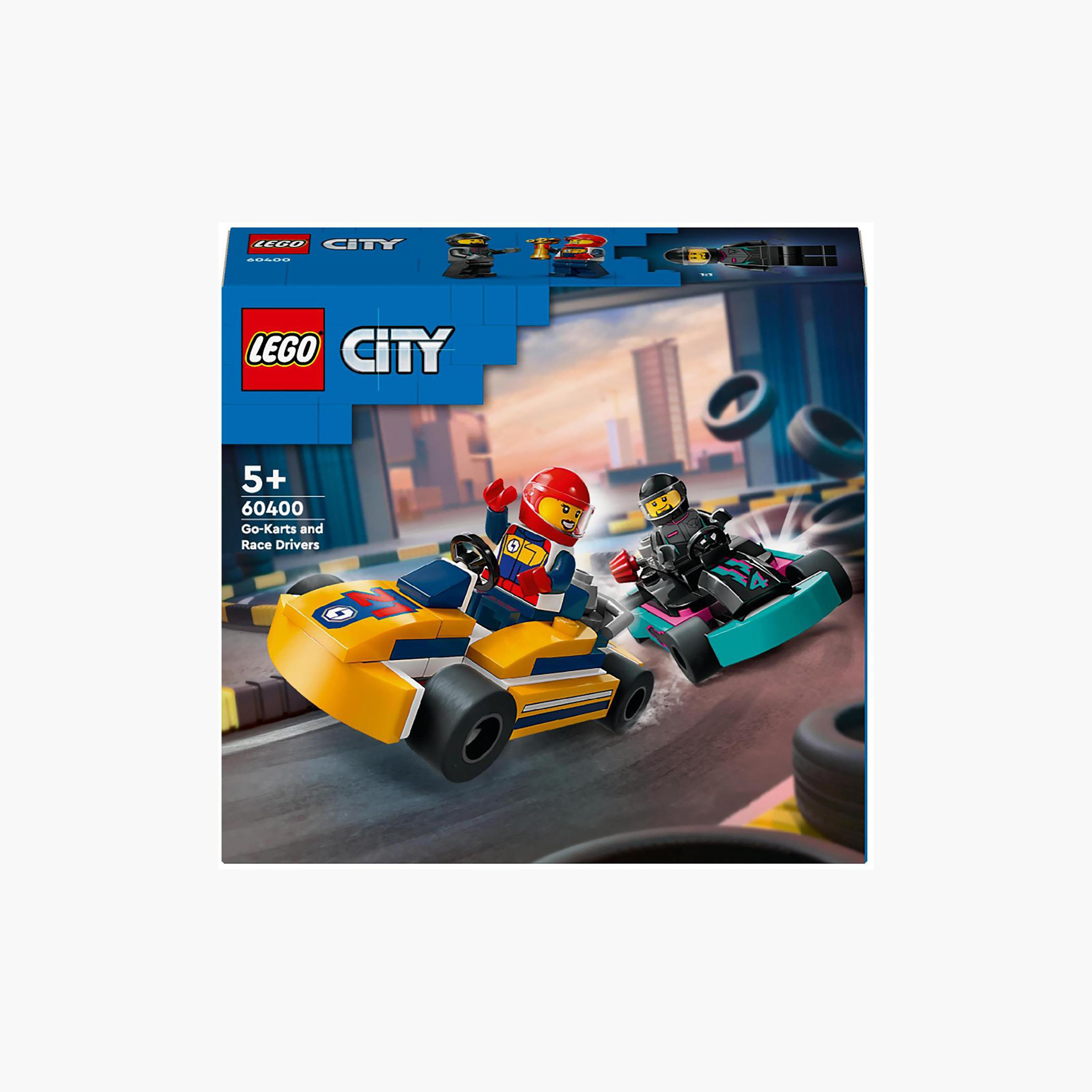 LEGO® City Go-Karts and Race Drivers Toy Set 60400-toys-buildingblocks-blocks-image-2