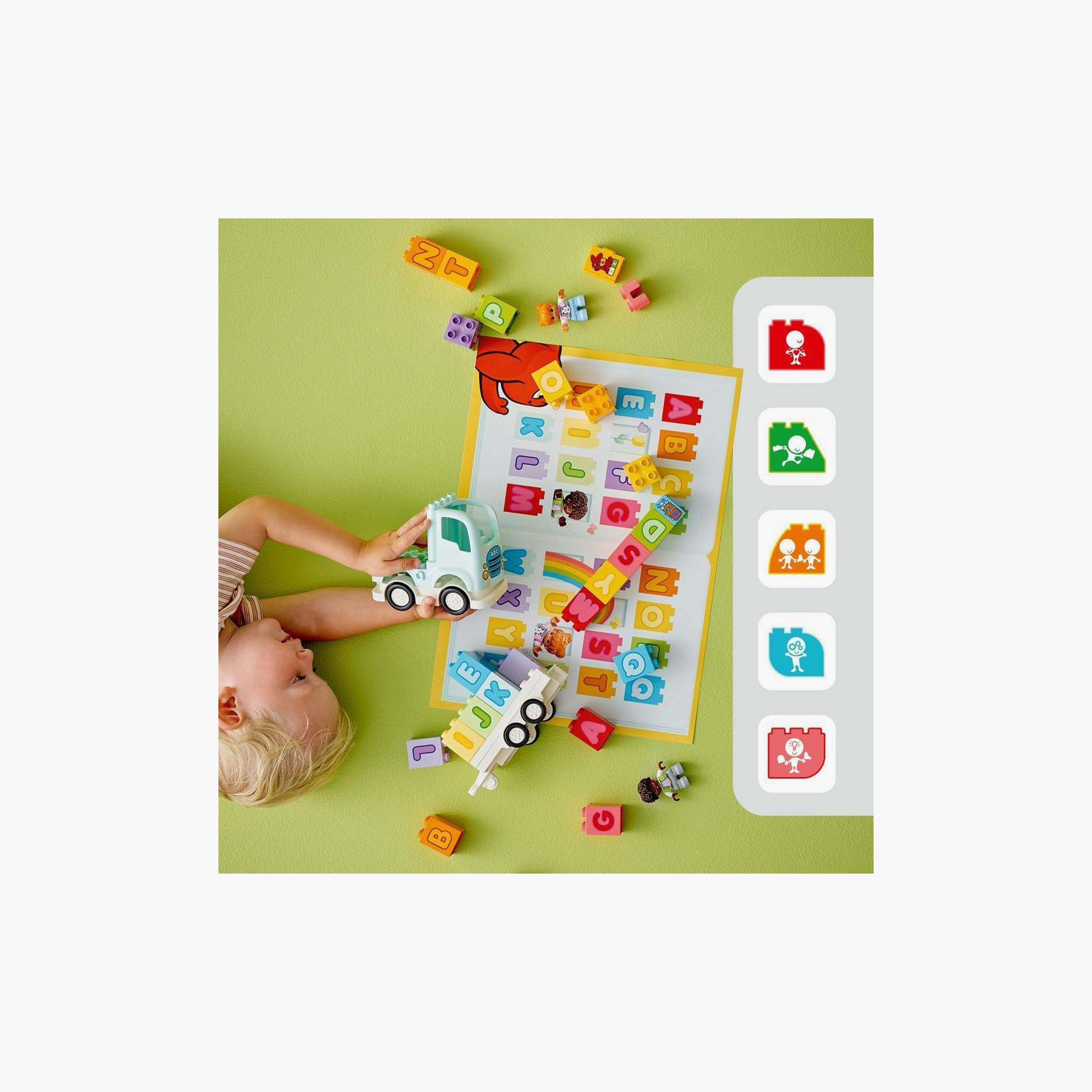 LEGO® DUPLO® Town Alphabet Truck Toy 10421-toys-buildingblocks-blocks-image-4