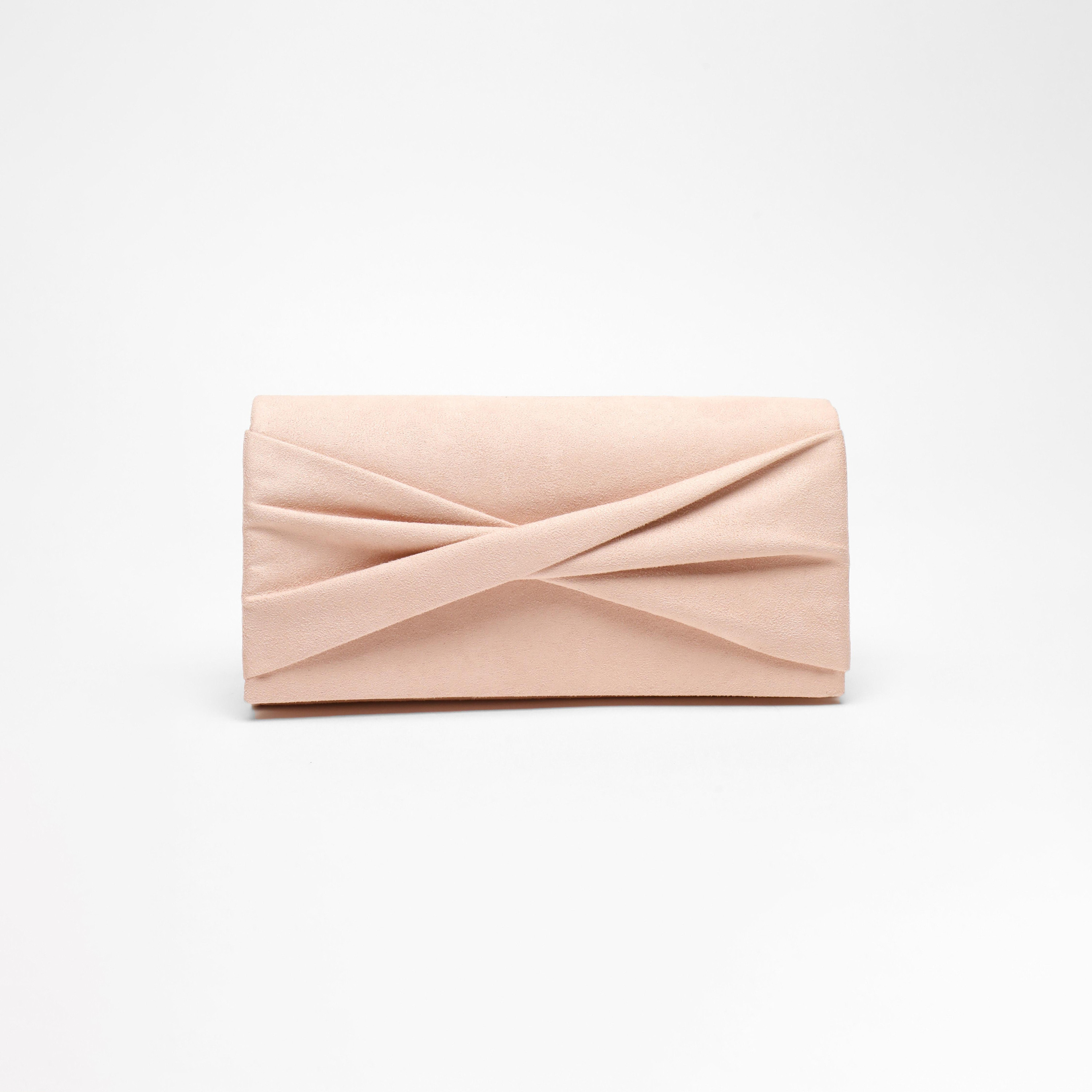 كلاتش من كويز سادة مع إغلاق مغناطيسي وحزام سلسلة قابلة للفصل-women-bagsandwallets-handbags-image-1