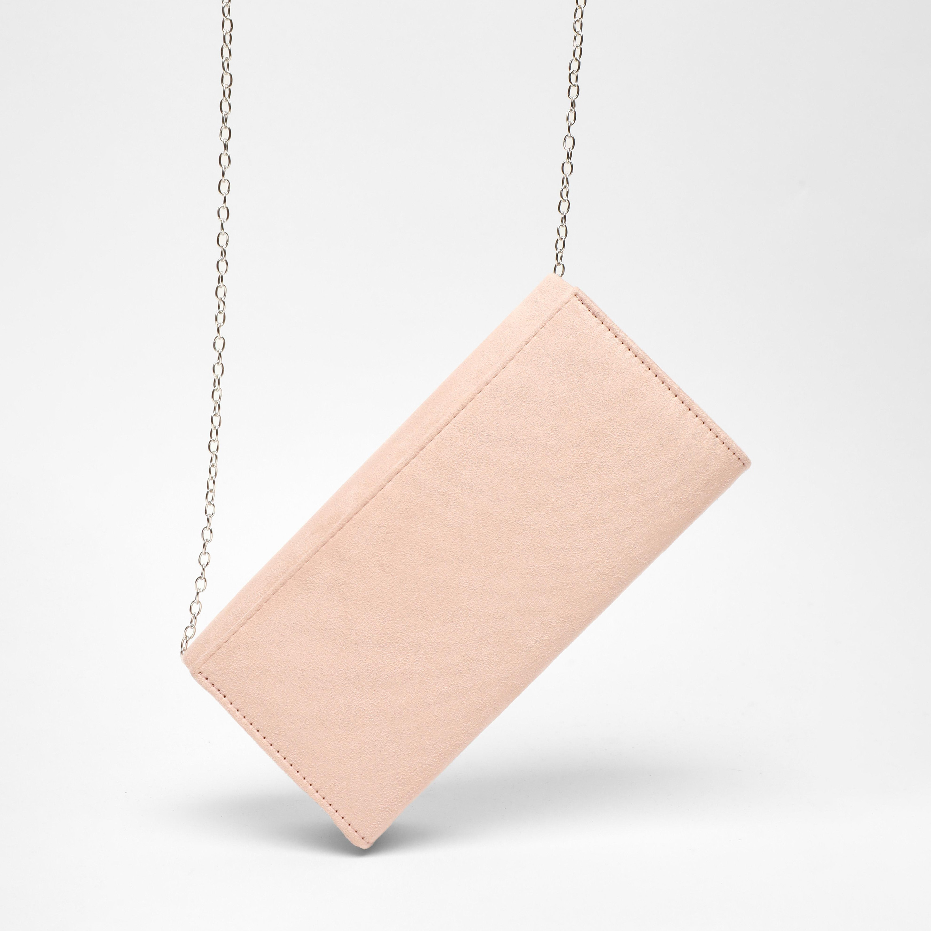 Quiz Plain Clutch with Magnetic Closure and Chain Detachable Strap-women-bagsandwallets-handbags-image-4