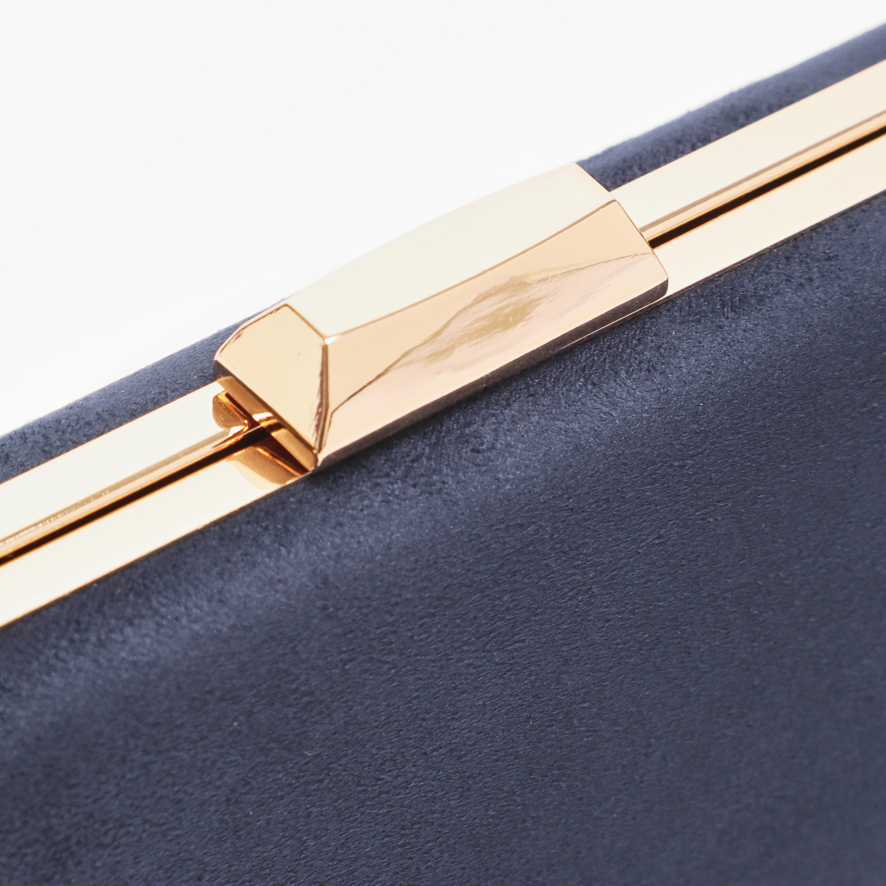 Quiz Plain Clutch with Twist Lock and Chain Detachable Strap-women-bagsandwallets-handbags-image-5