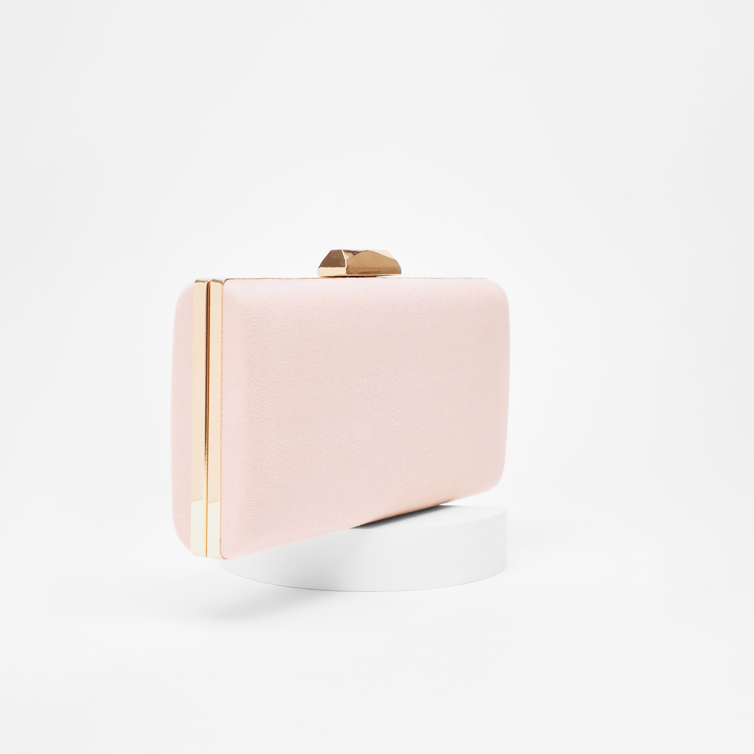 Quiz Plain Clutch with Twist Lock and Chain Detachable Strap-women-bagsandwallets-handbags-image-4