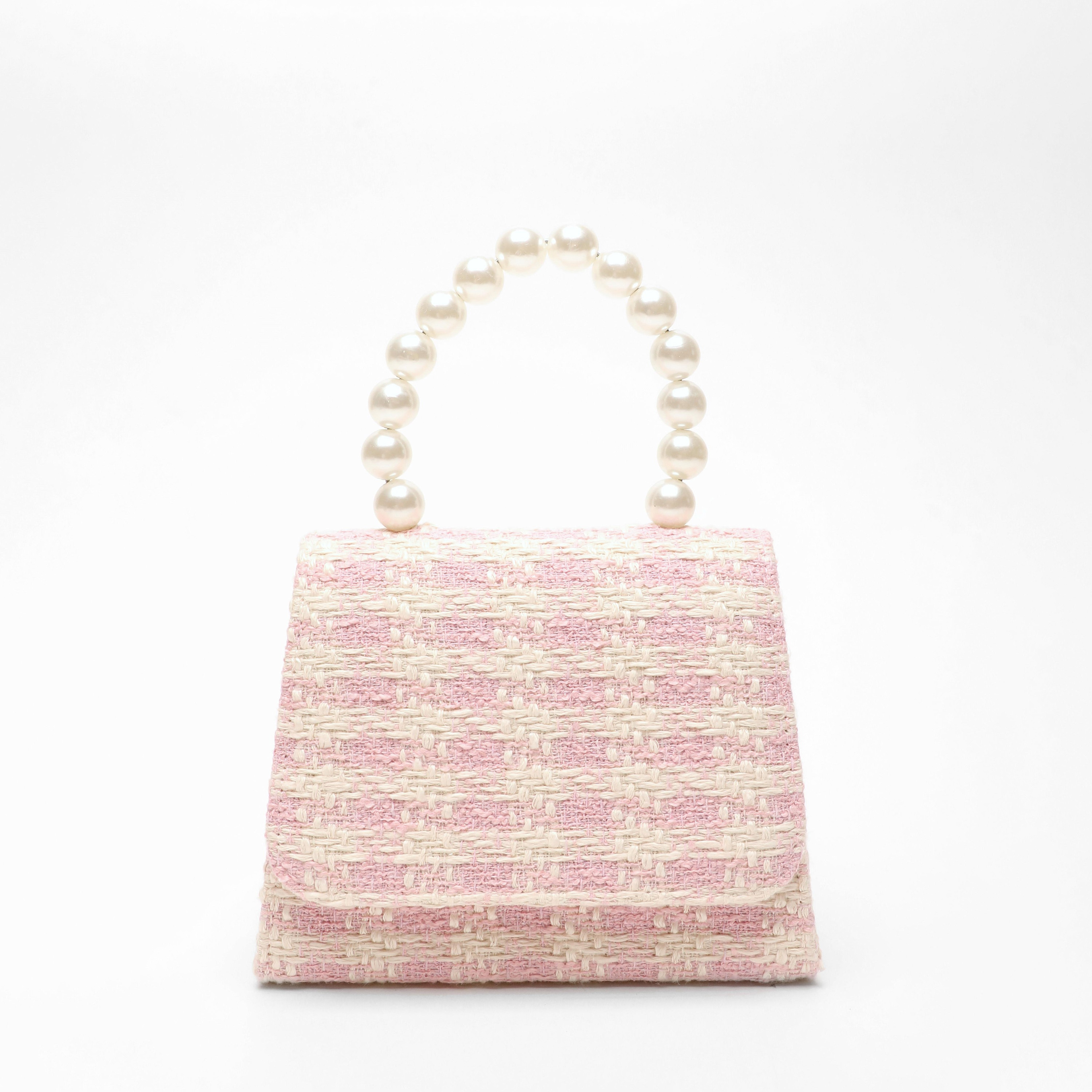 Quiz Textured Top Handel Handheld Bag with Magnetic Closure-women-bagsandwallets-handbags-image-1