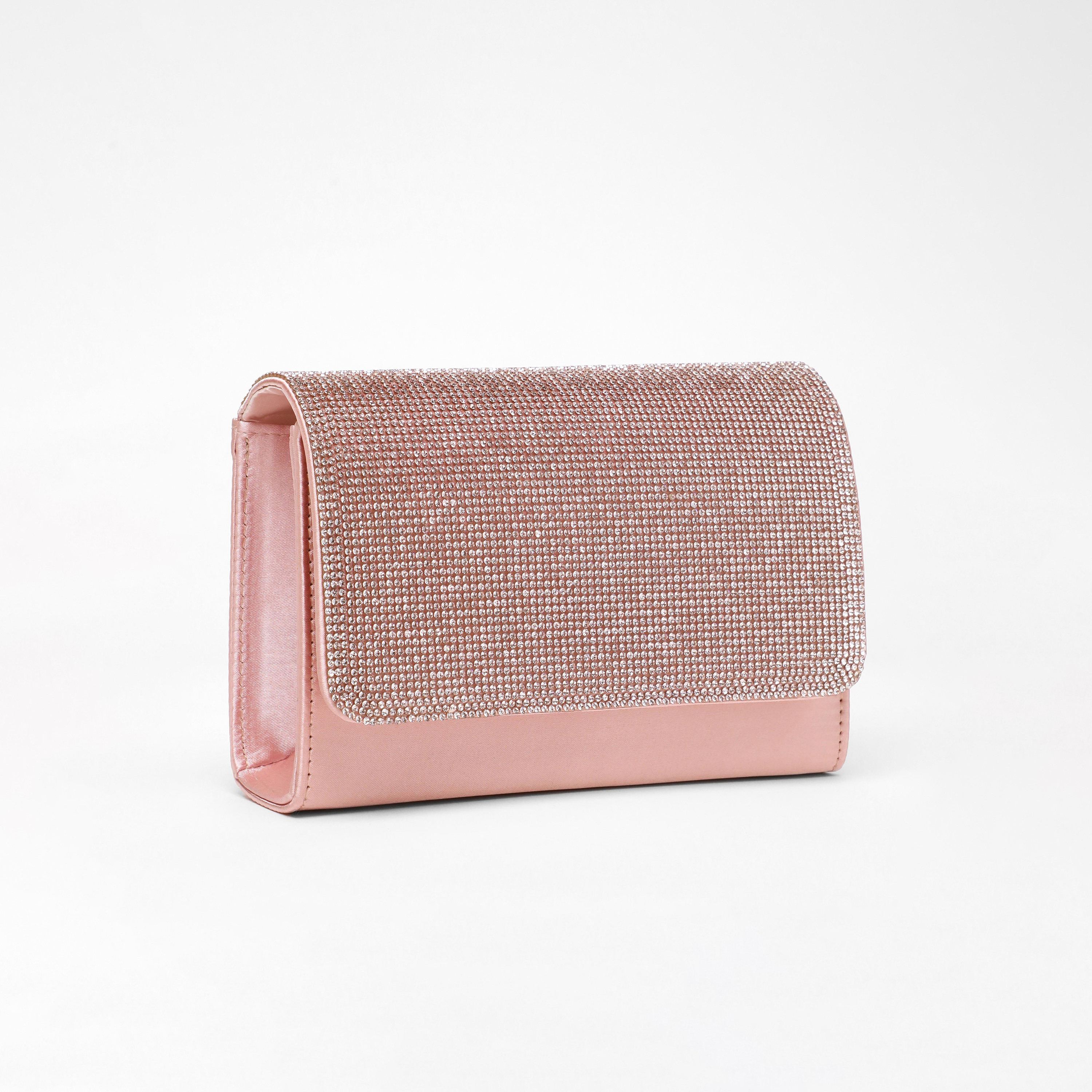 Quiz Embellishment Clutch with Magnetic Closure and Chain Detachable Strap-women-bagsandwallets-handbags-image-2