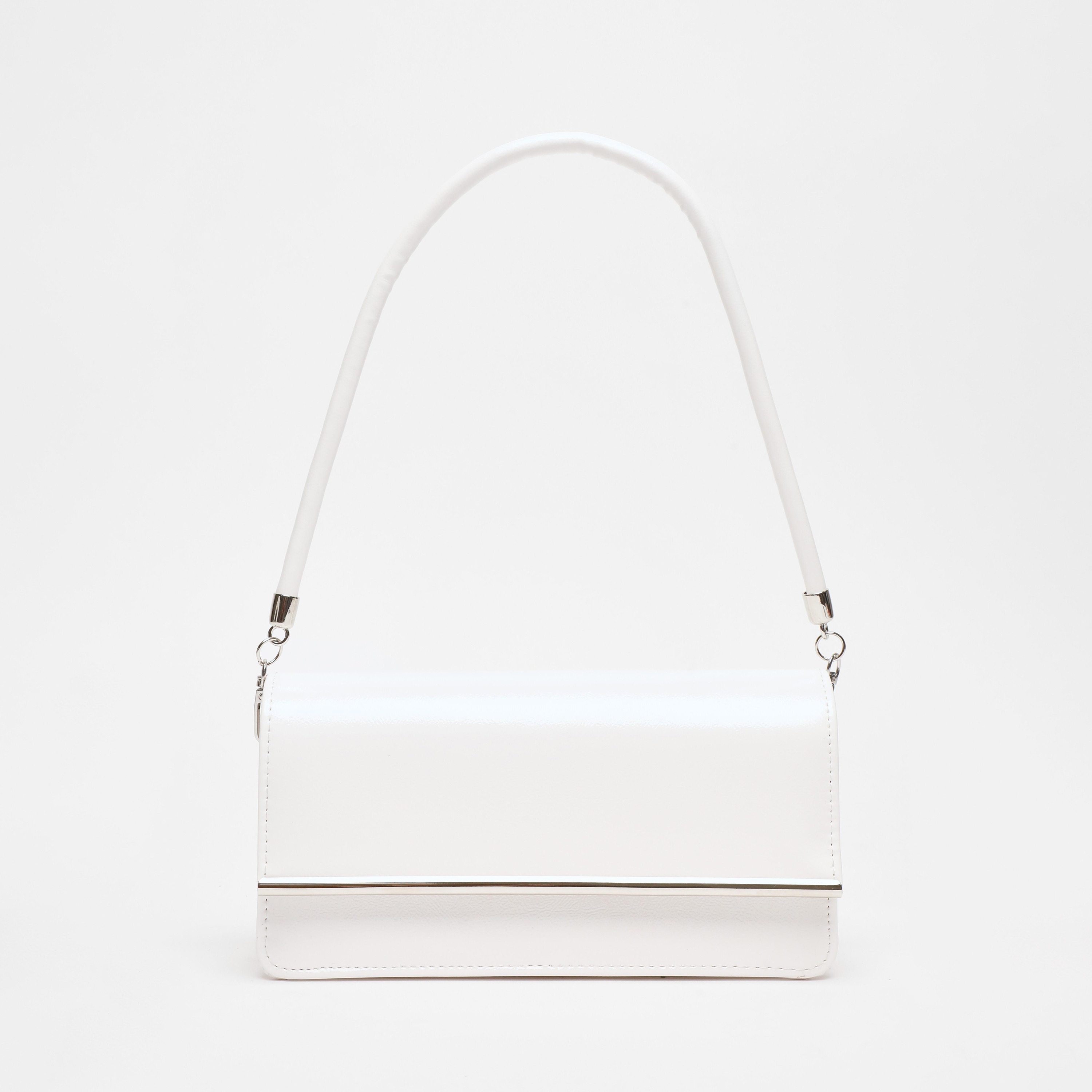 Quiz Plain Shoulder Bag Shoulder Bag with Magnetic Closure-women-bagsandwallets-handbags-image-1