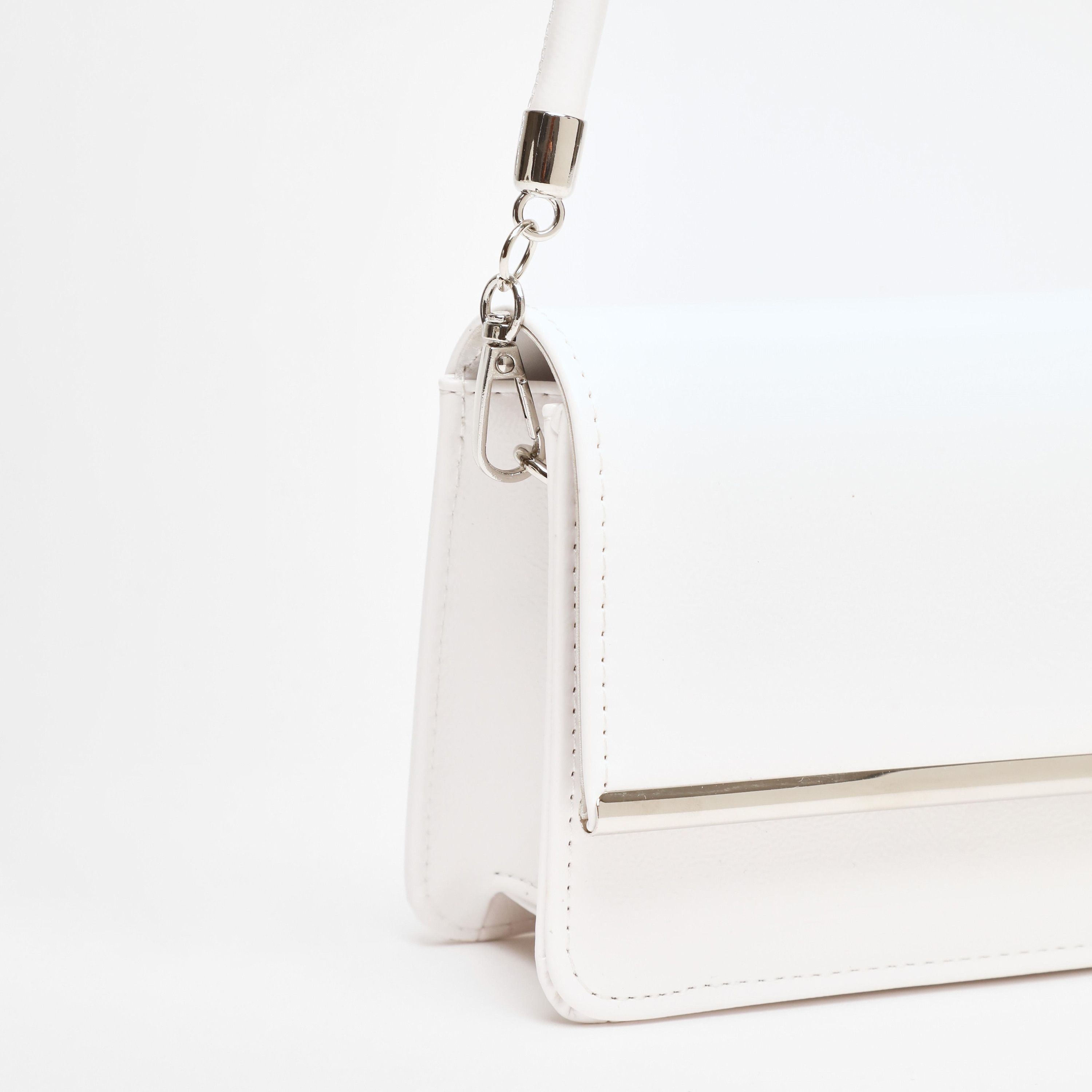 Quiz Plain Shoulder Bag Shoulder Bag with Magnetic Closure-women-bagsandwallets-handbags-image-5