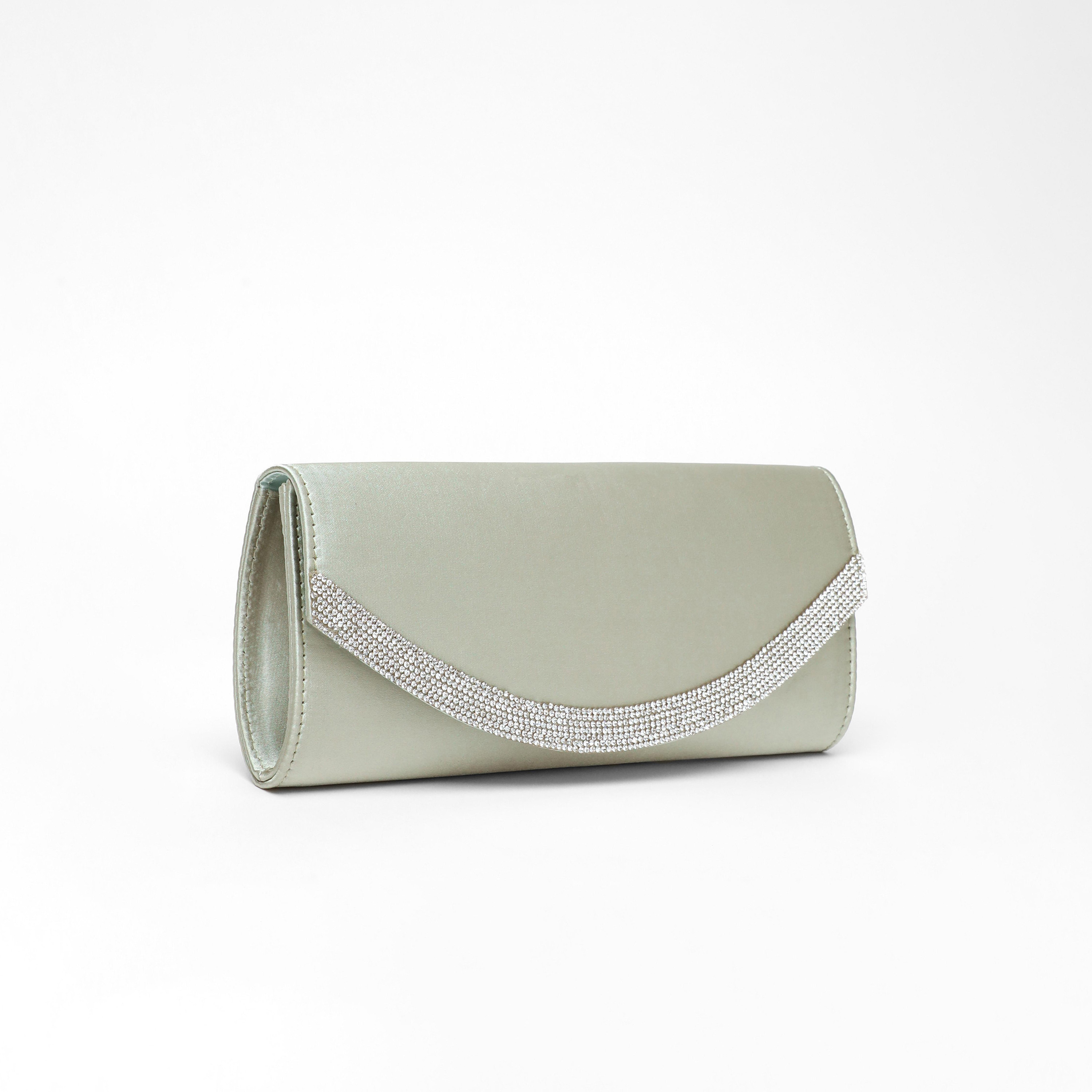 Quiz Embellishment Clutch with Magnetic Closure and Chain Detachable Strap-women-bagsandwallets-handbags-image-2