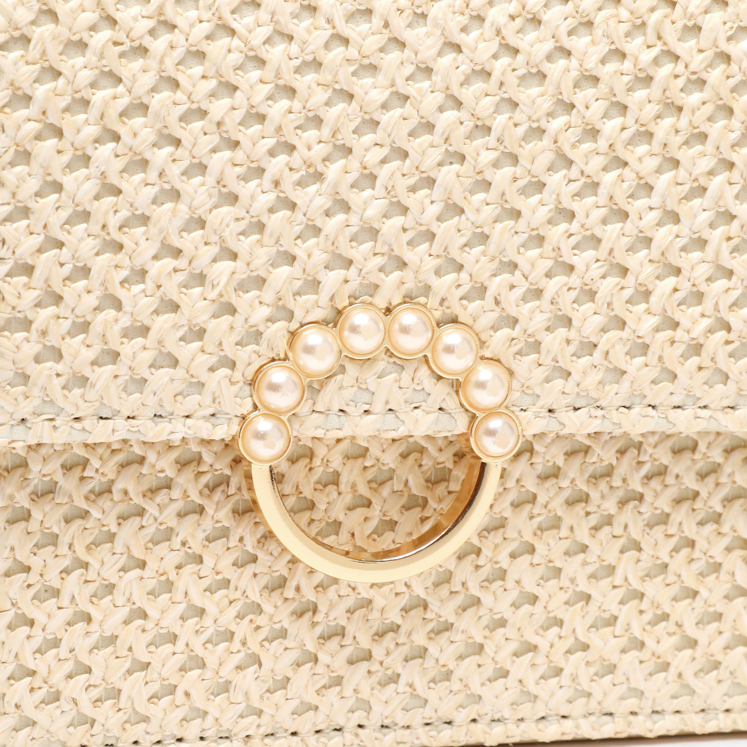 حقيبة كروس بودي منسوجة من كويز مع إغلاق مغناطيسي وحزام سلسلة قابلة للتعديل-women-bagsandwallets-handbags-image-5