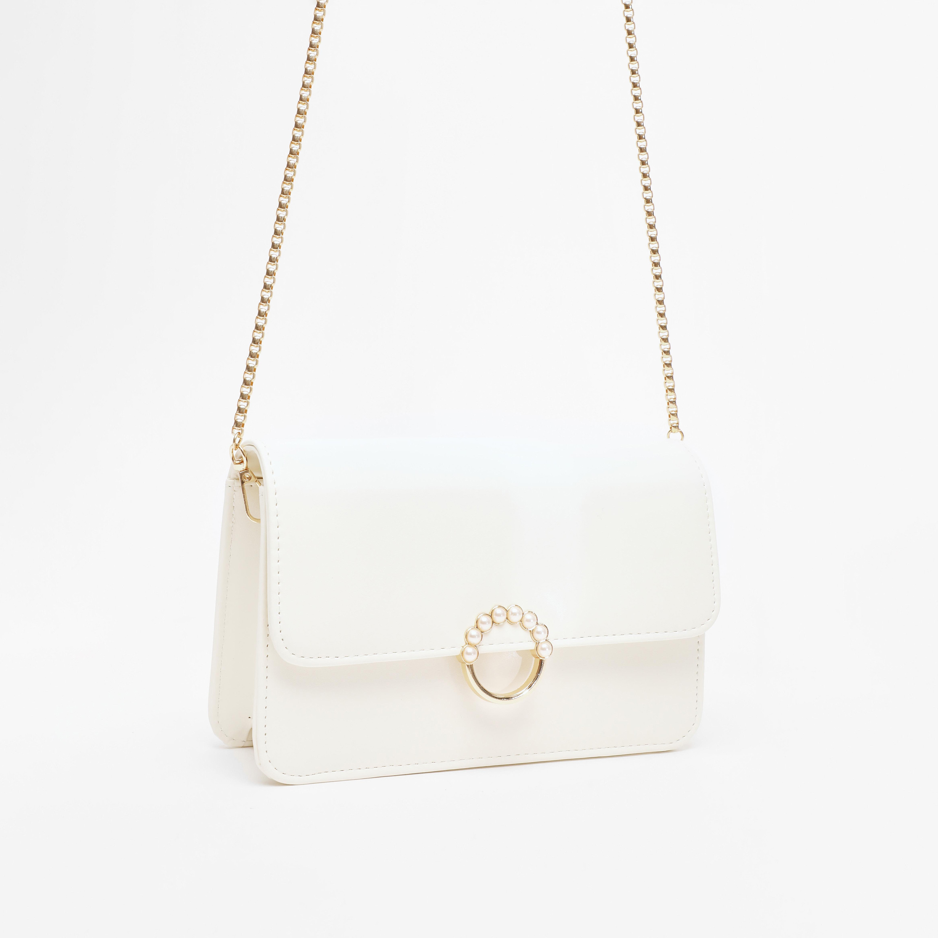 حقيبة كروس بودي من كويز سادة مع إغلاق مغناطيسي وسلسلة قابلة للفصل-women-bagsandwallets-handbags-image-2