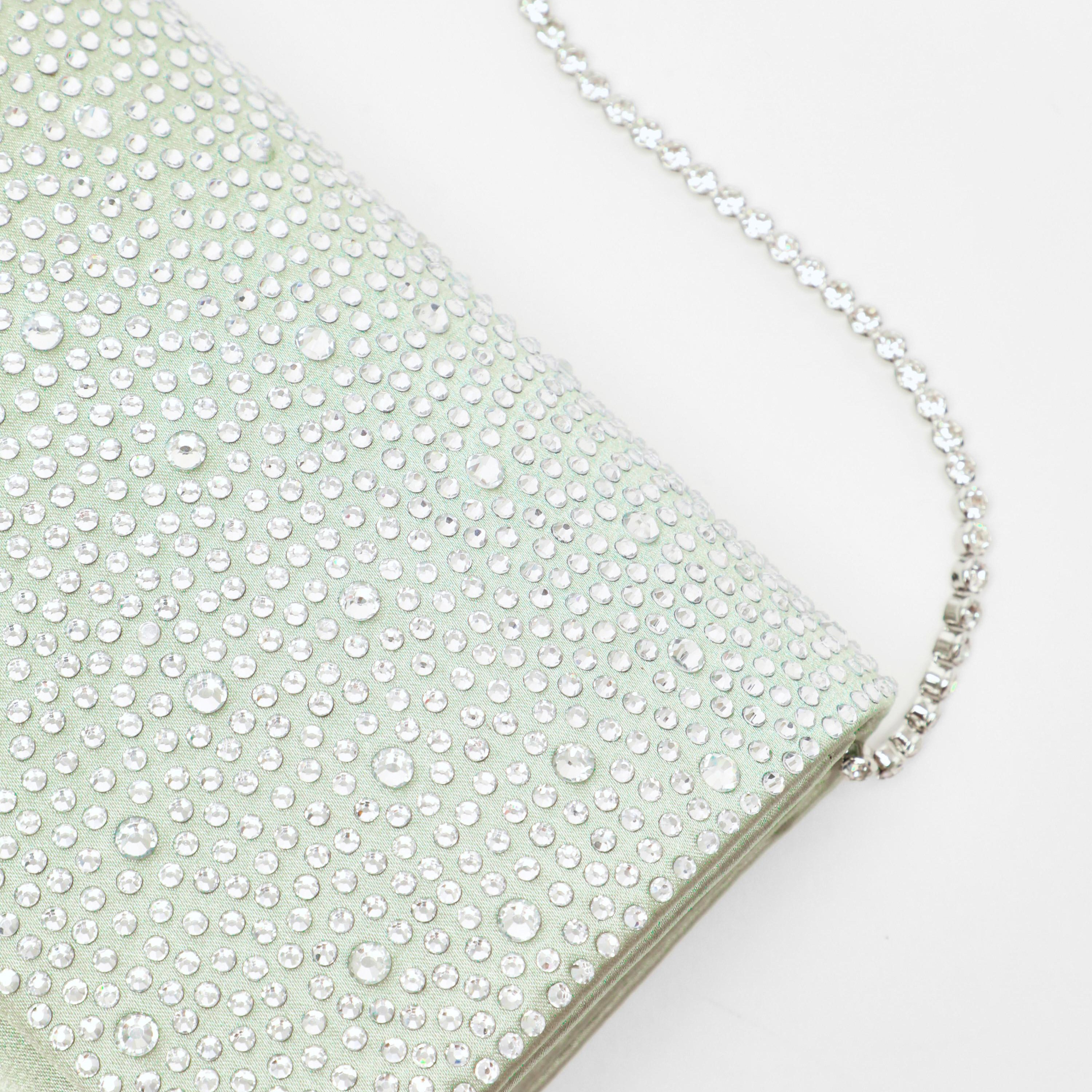 Quiz Embellishment Clutch with Magnetic Closure and Chain Detachable Strap-women-bagsandwallets-handbags-image-5