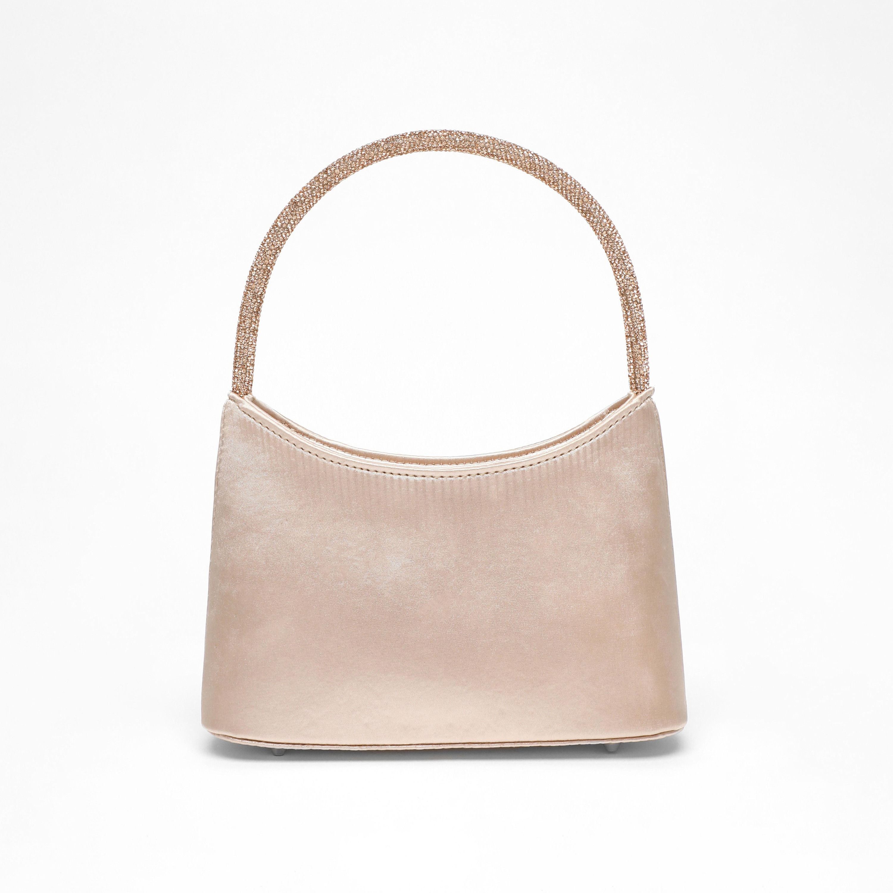Quiz Plain Top Handel Handheld Bag with Zip Closure-women-bagsandwallets-handbags-image-1
