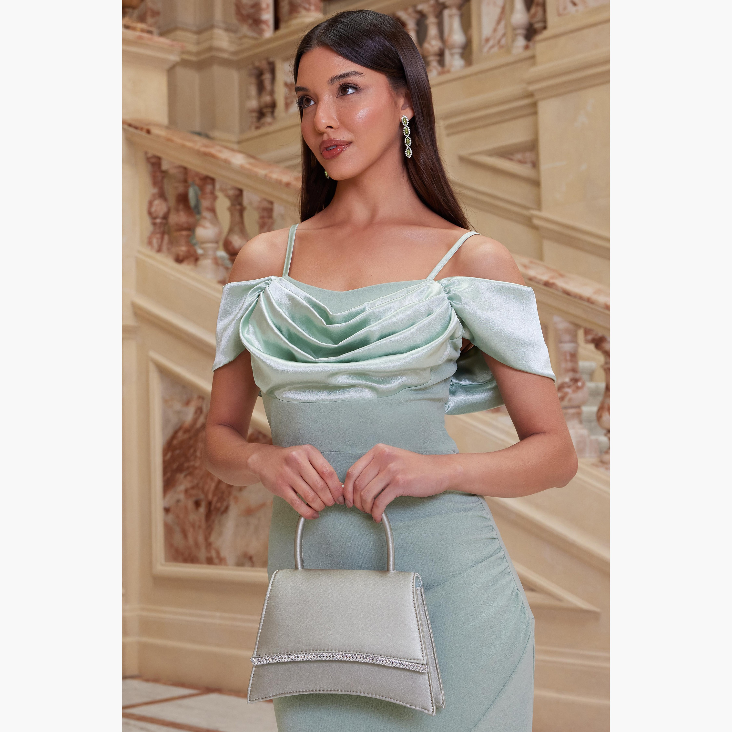 Quiz Embellishment Top Handel Handheld Bag with Magnetic Closure-women-bagsandwallets-handbags-image-4
