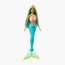 Barbie Mermaid Doll with Two-Tone Blue and Yellow Fantasy Hair and Accessory, Toy with Shell Bodice-toys-dollsandplaysets-dolls-image-4