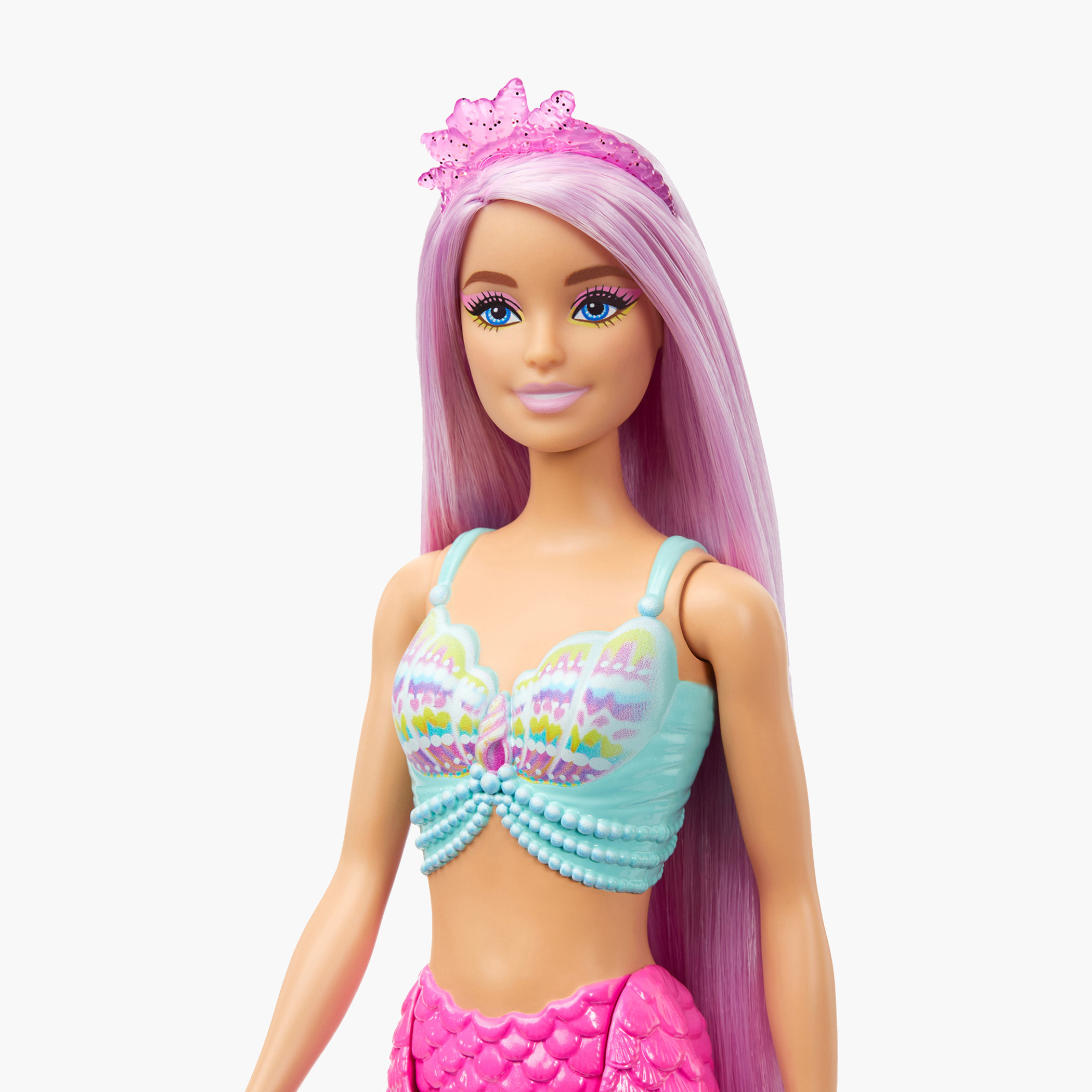 دمية حورية البحر بشعر خيالي وردي بطول 7 بوصات وإكسسوارات ملونة للعب التصفيف من باربي-toys-dollsandplaysets-dollplaysets-image-3