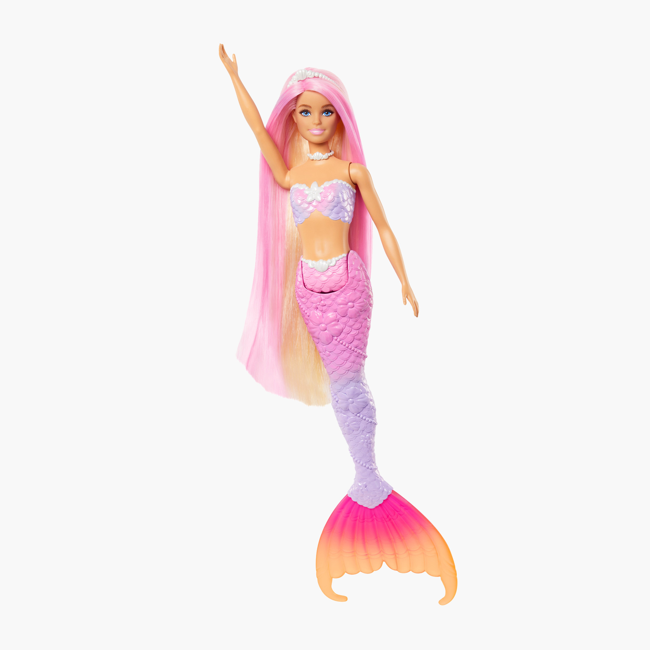 Barbie Mermaid Doll, “Malibu” with Pink Hair, Accessories, Dolphin and Water-Activated Color Change-toys-dollsandplaysets-dollplaysets-image-3