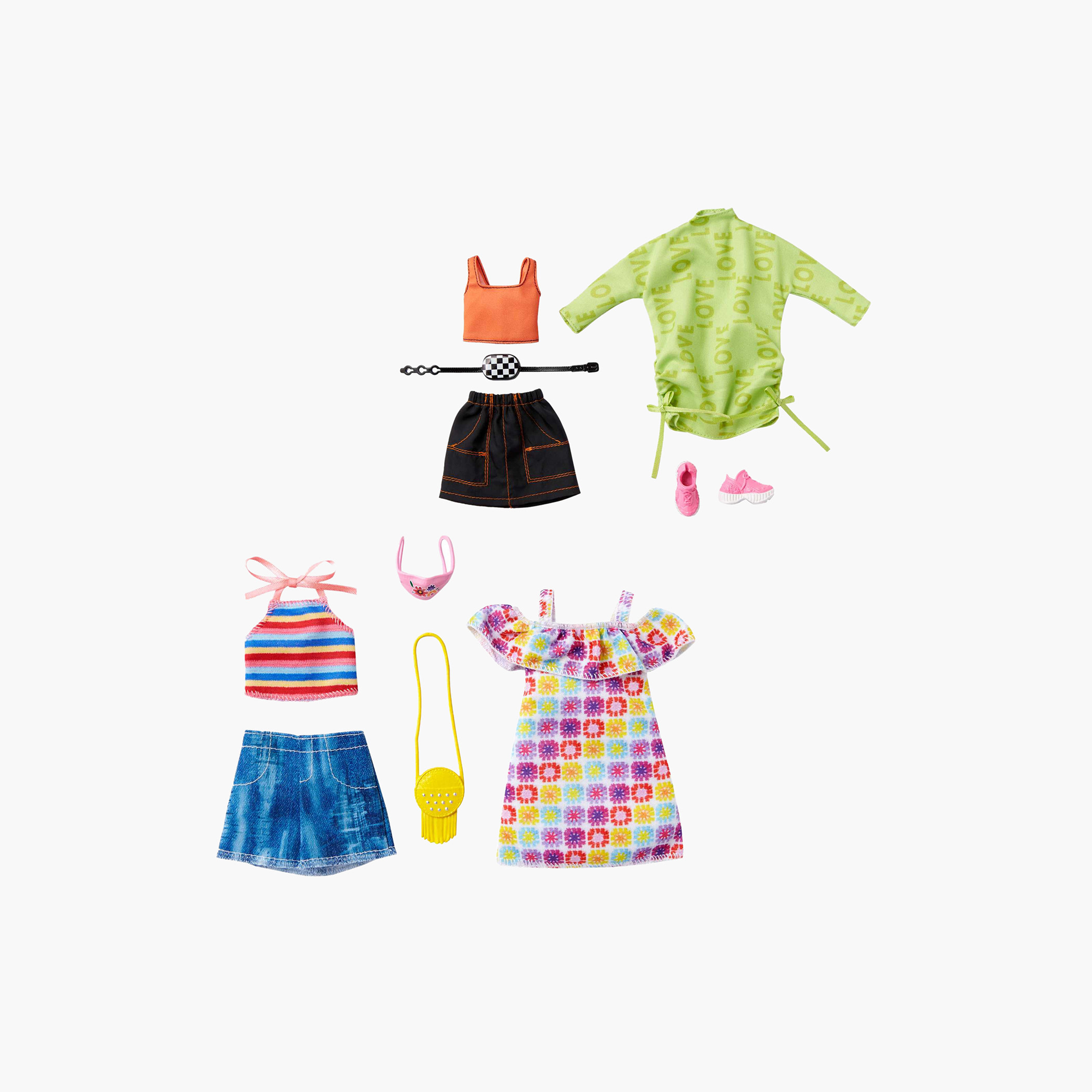 Barbie Clothes -- 2 Outfits & 2 Accessories for Barbie Doll, Gift for 3 to 8 Year Olds-toys-dollsandplaysets-dollplaysets-image-1
