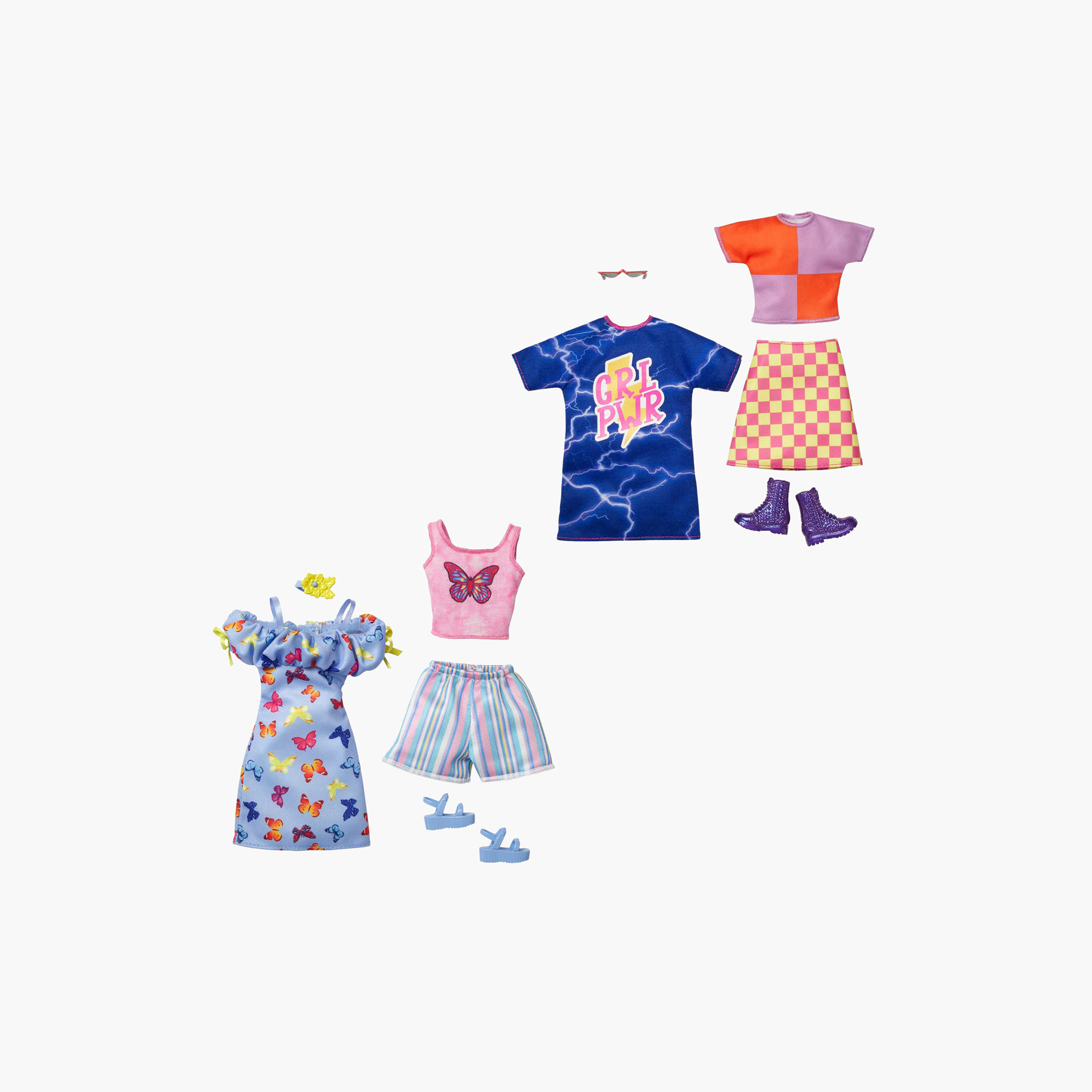 Barbie Clothes -- 2 Outfits & 2 Accessories for Barbie Doll, Gift for 3 to 8 Year Olds-toys-dollsandplaysets-dollplaysets-image-2