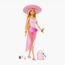 Blonde Barbie Doll with Pink and White Swimsuit, Sun Hat, Tote Bag and Beach-Themed Accessories-toys-dollsandplaysets-dolls-image-1