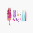 Barbie Fun & Fancy Doll Set, Extra-Long Color-Streaked Blonde Hair, Clothes & Styling Accessories-toys-dollsandplaysets-dollplaysets-image-3