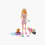 Barbie Doll with 2 Toy Dogs & Accessories, 1 Pup in Removable Wheelchair with Wheels, 10+ Piece Set-toys-dollsandplaysets-dollplaysets-image-1