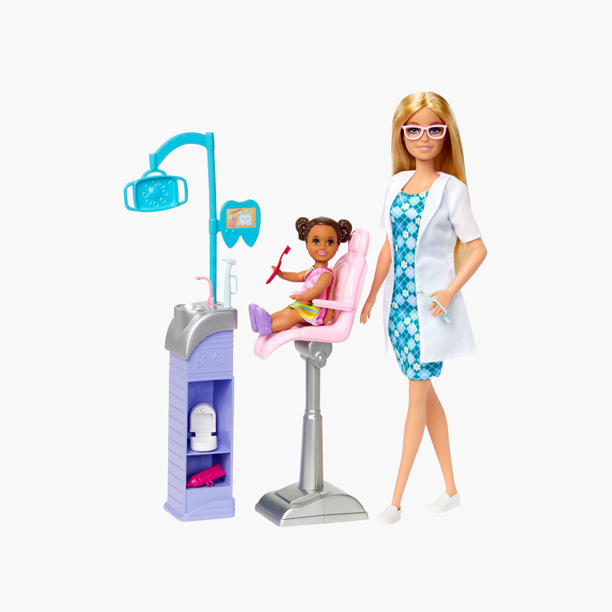 مجموعة لعب طبيبة الأسنان من باربي-toys-dollsandplaysets-dollplaysets-image-1