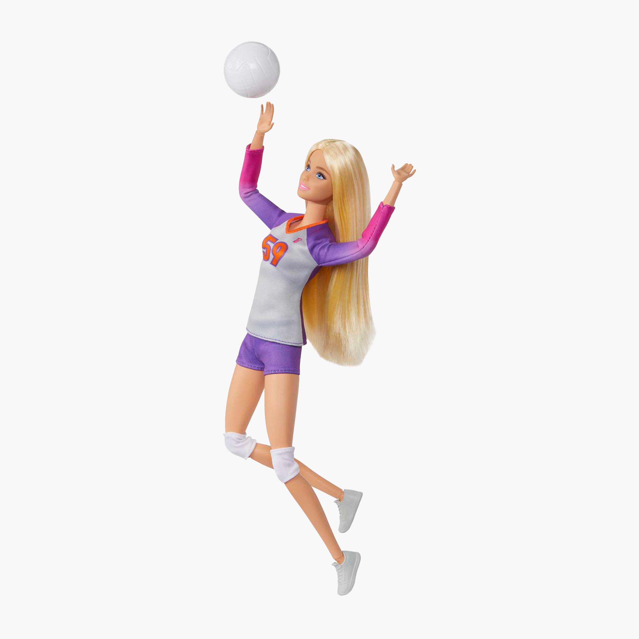Barbie Doll & Accessories, Made to Move Career Volleyball Player Doll with Uniform and Ball-toys-dollsandplaysets-dolls-image-2