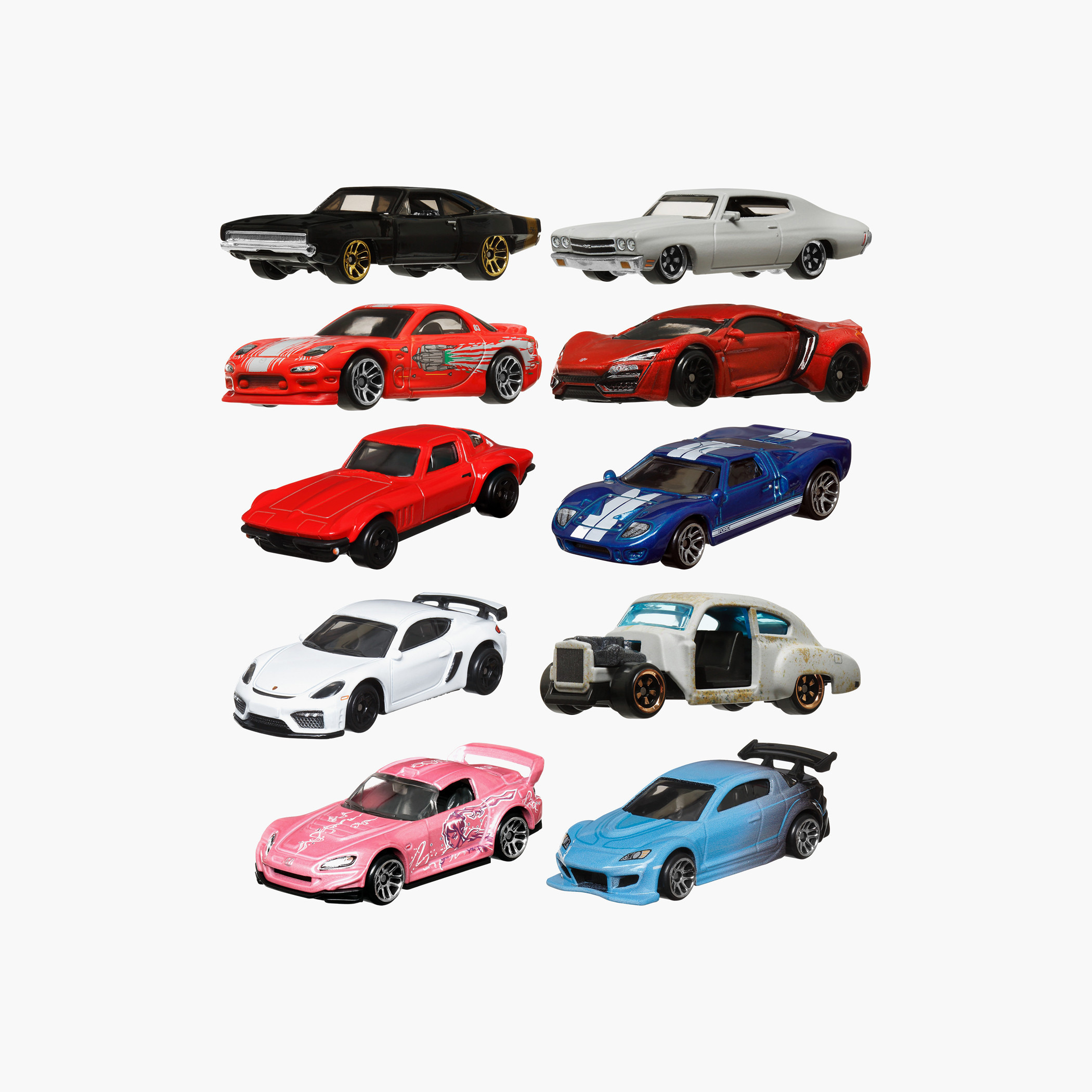 Hot Wheels Toy Car, Fast & Furious 1:64 Scale Vehicle with Elevated Deco Execution (Styles May Vary)-toys-playvehicles-cars-image-1