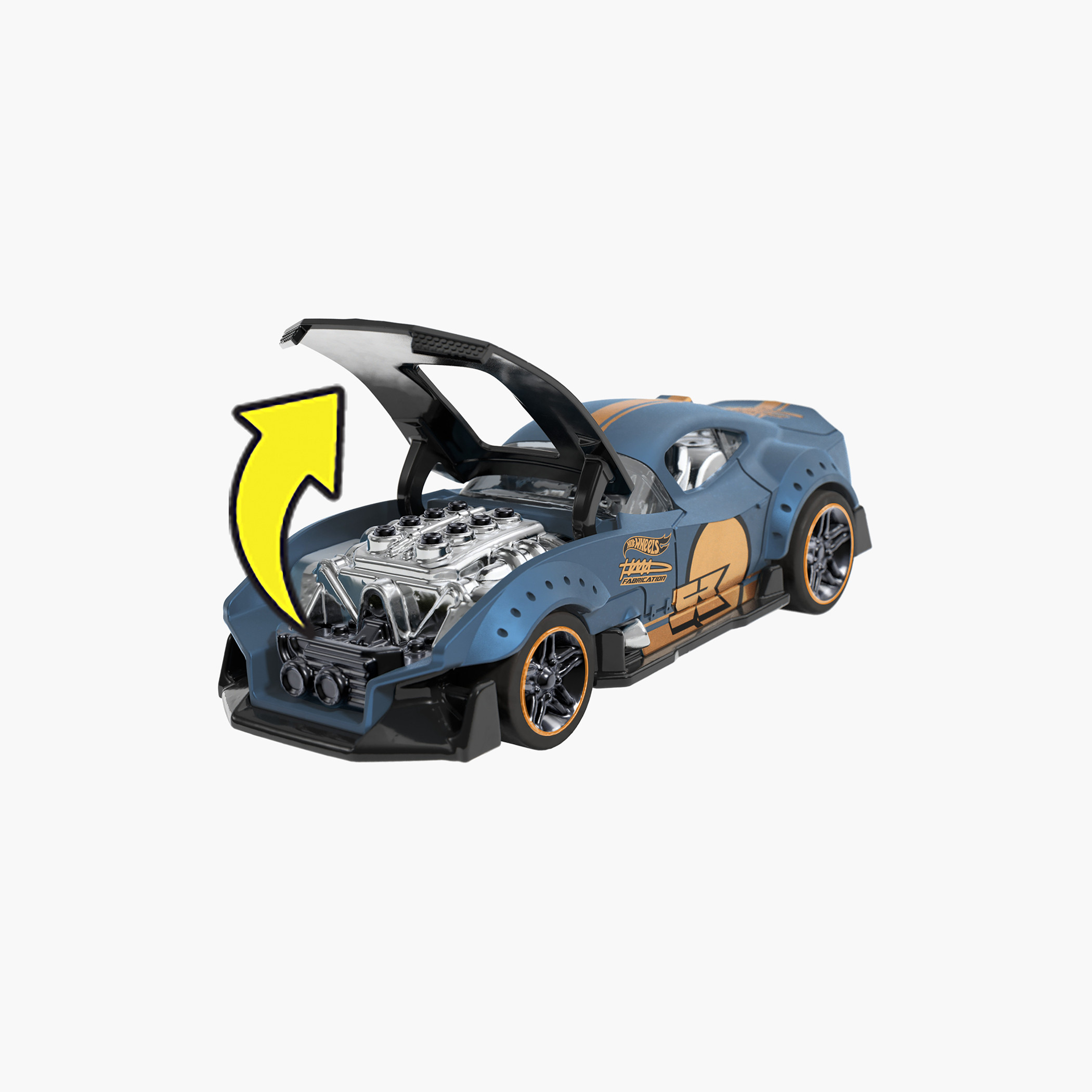 Hot Wheels 1:43 Scale Pull-Back Speeders Toy Car, High-Performance, With Rolomatic Engine or Door-toys-playvehicles-cars-image-3
