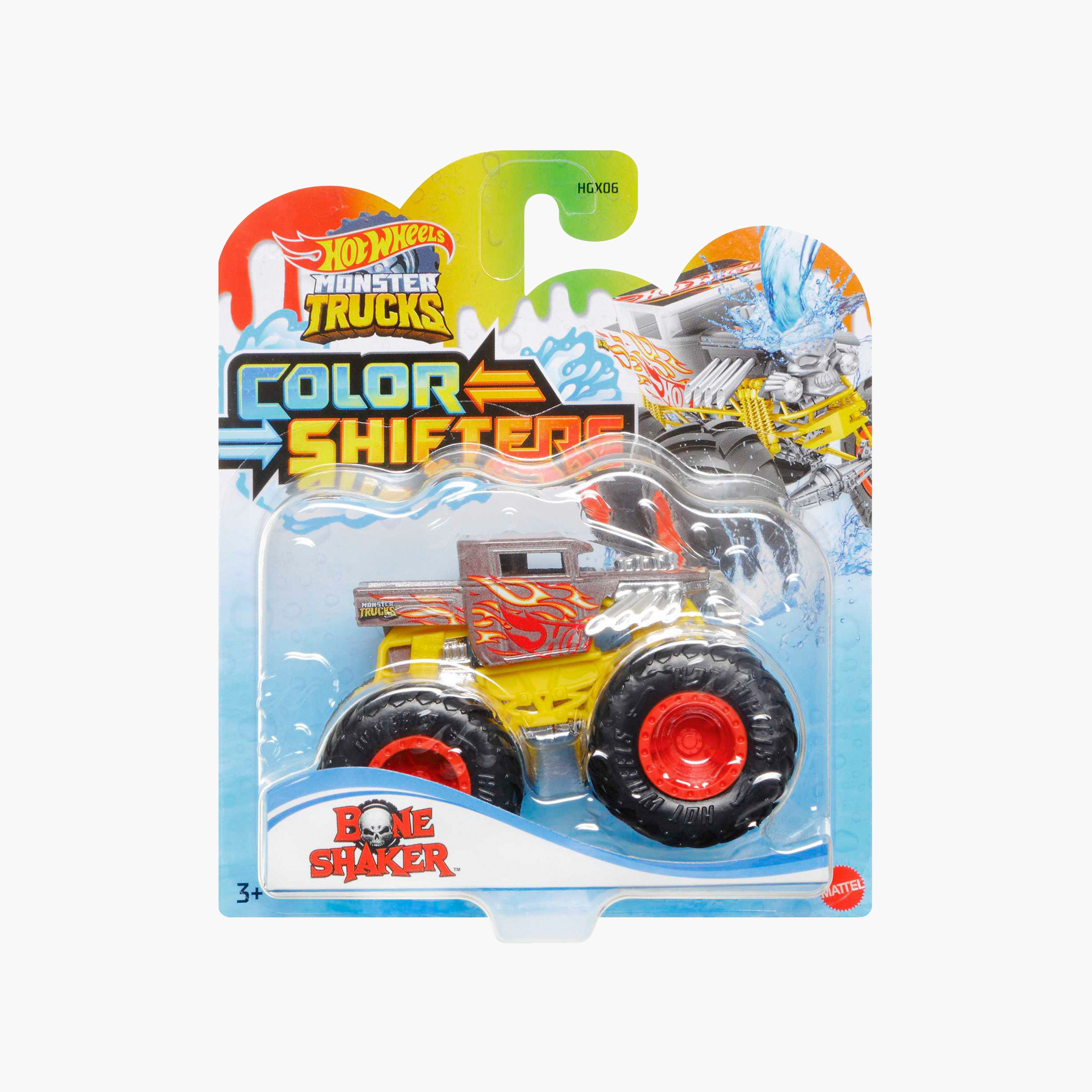 شاحنة مونستر تراكس كولور شيفترز بمقياس 1:64 من هوت ويلز (قد تختلف الأشكال)-toys-playvehicles-cars-image-5