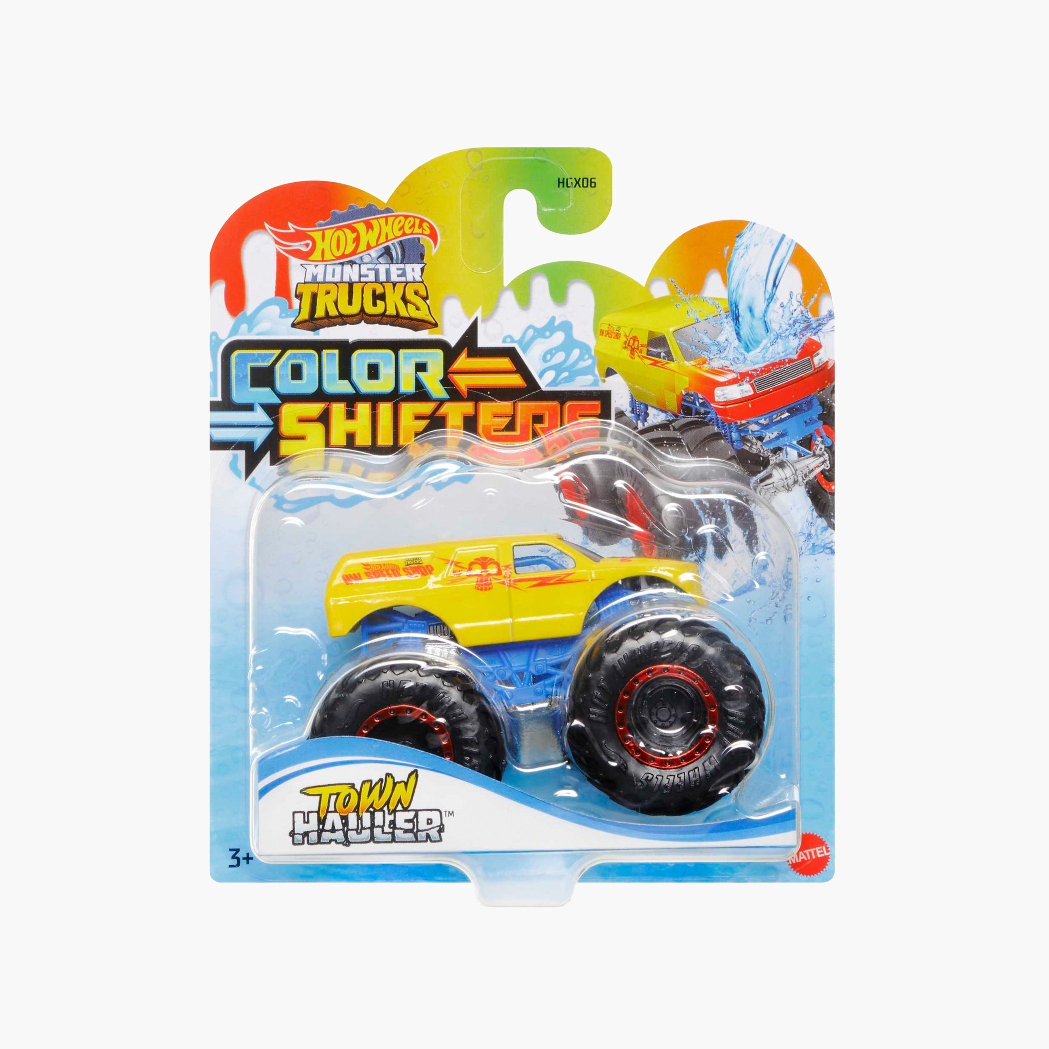 شاحنة مونستر تراكس كولور شيفترز بمقياس 1:64 من هوت ويلز (قد تختلف الأشكال)-toys-playvehicles-cars-image-2