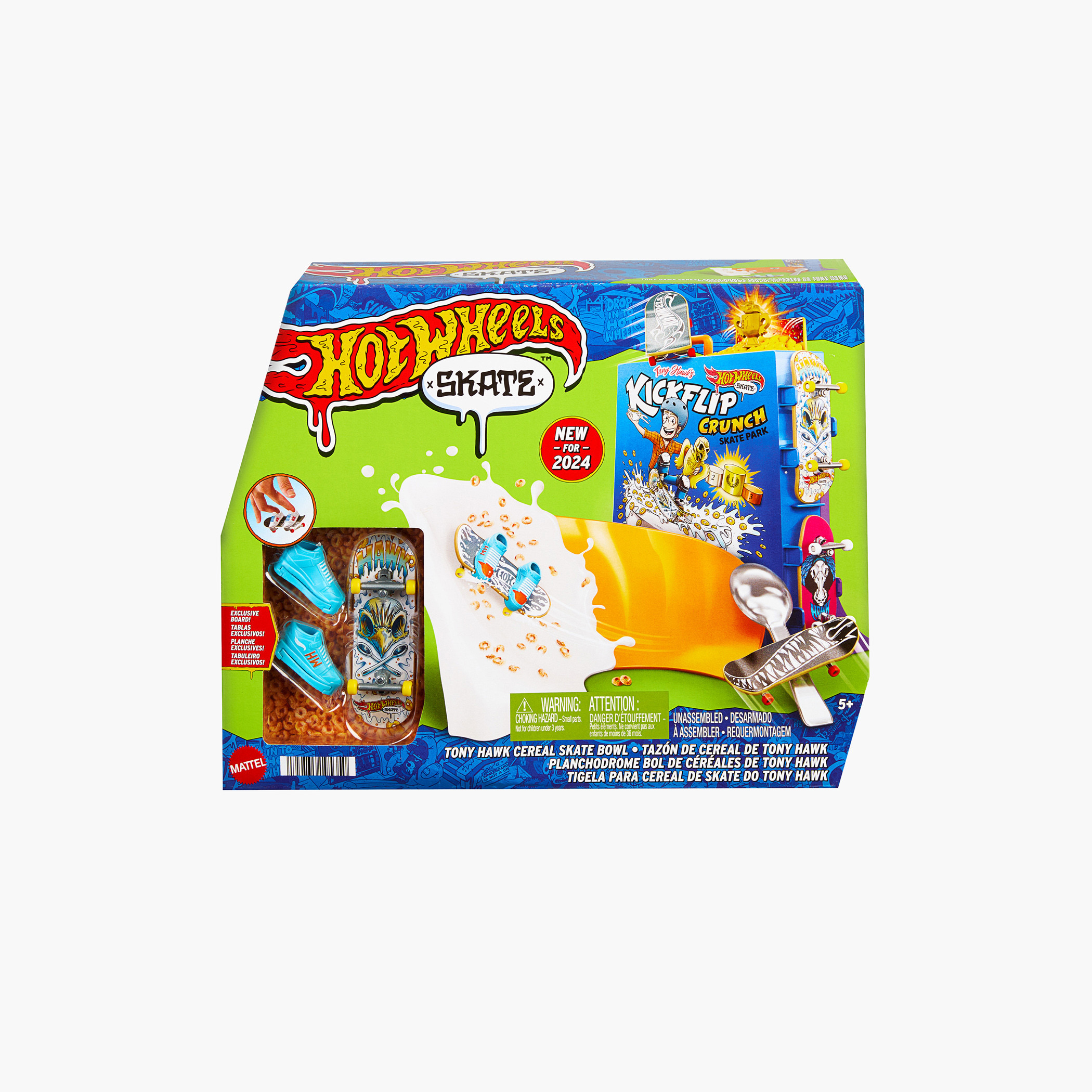 مجموعة لعب سكيت بارك توني هوك سيريل من هوت ويلز-toys-playvehicles-vehicleplaysets-image-2