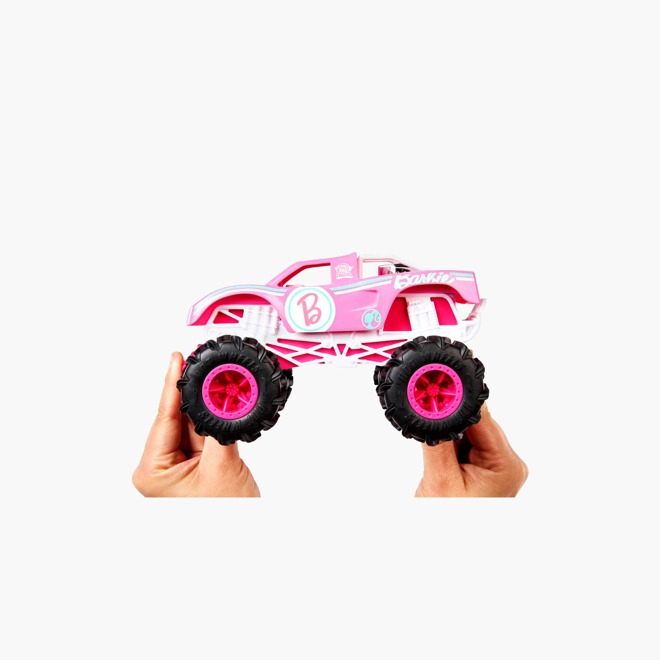 Hot Wheels Barbie Monster Truck Remote Control Toy Car-toys-remotecontrolledvehicles-rccars-image-3