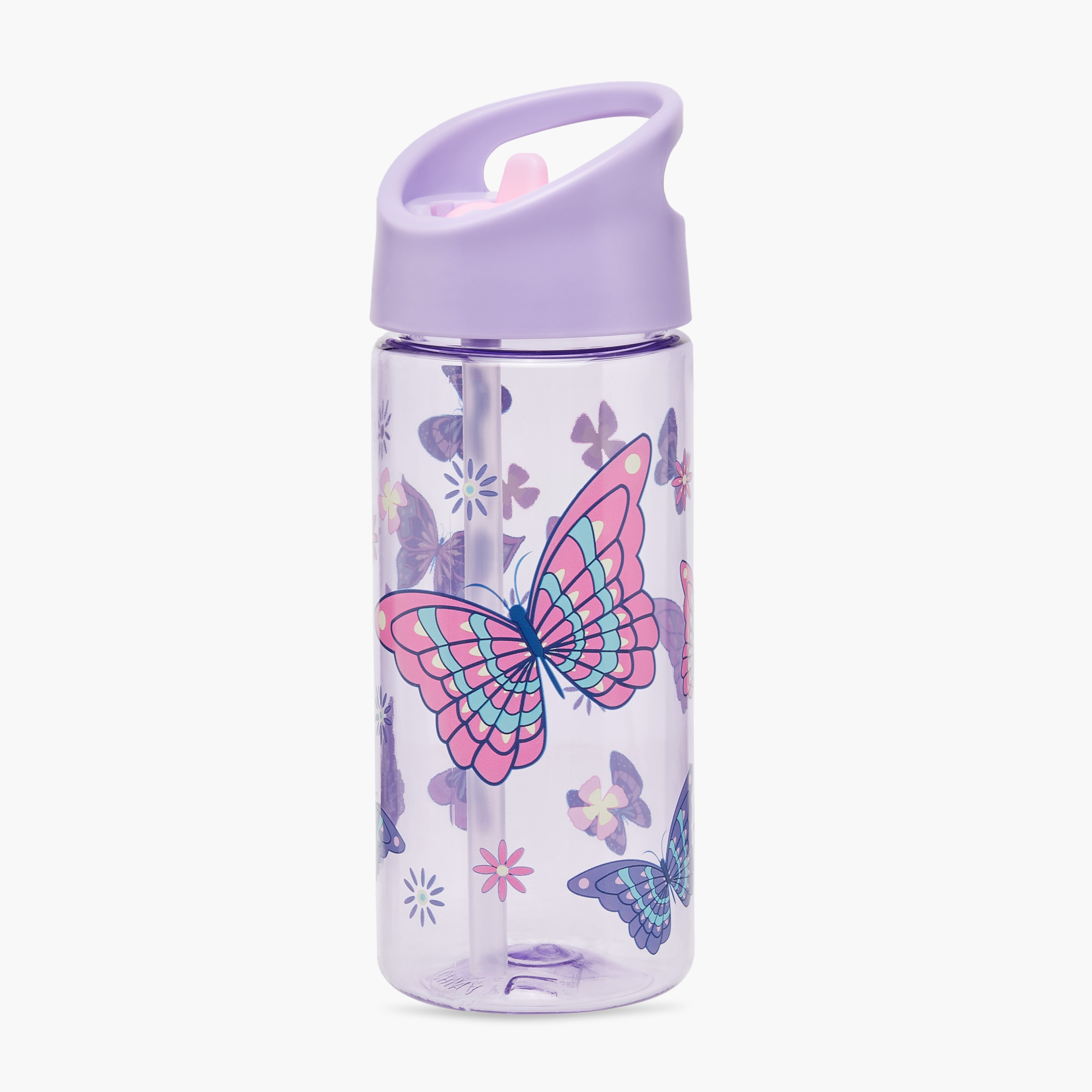 قارورة مياه بقشة ومقبض وطبعات من جلو - 420 مل-school-waterbottles-image-1