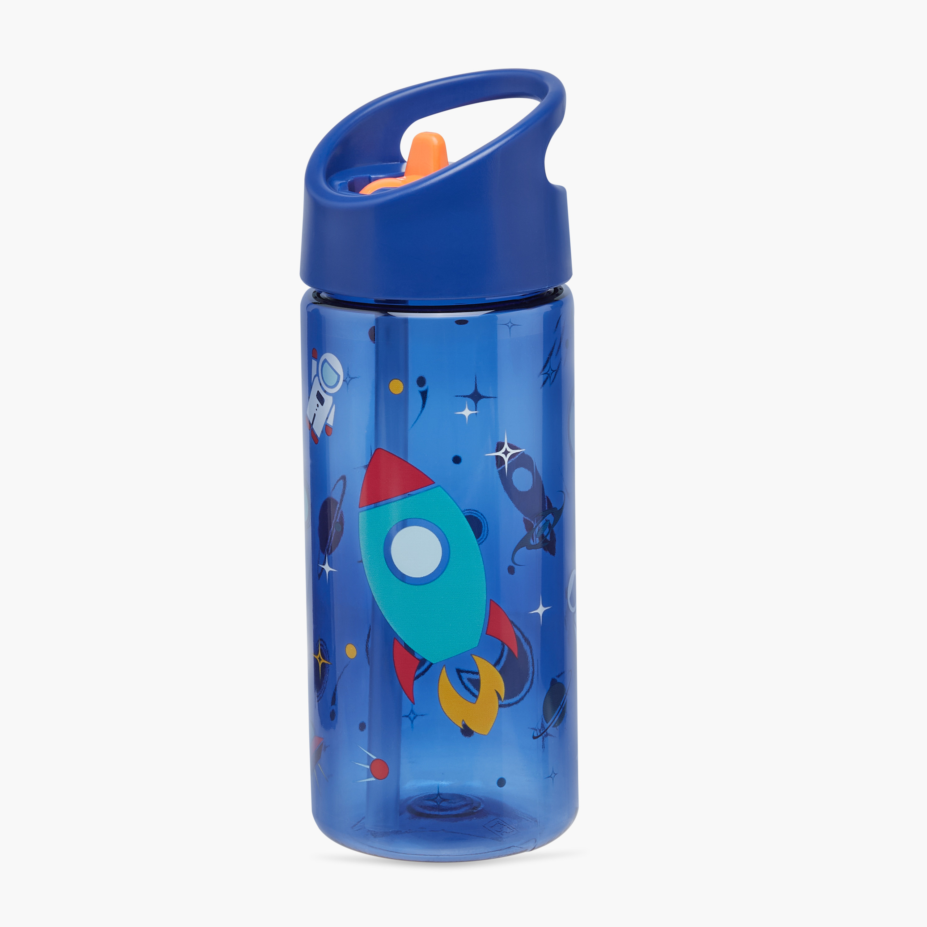 GLOO Space Print Sipper Water Bottle with Handle - 420 ml-school-waterbottles-image-1