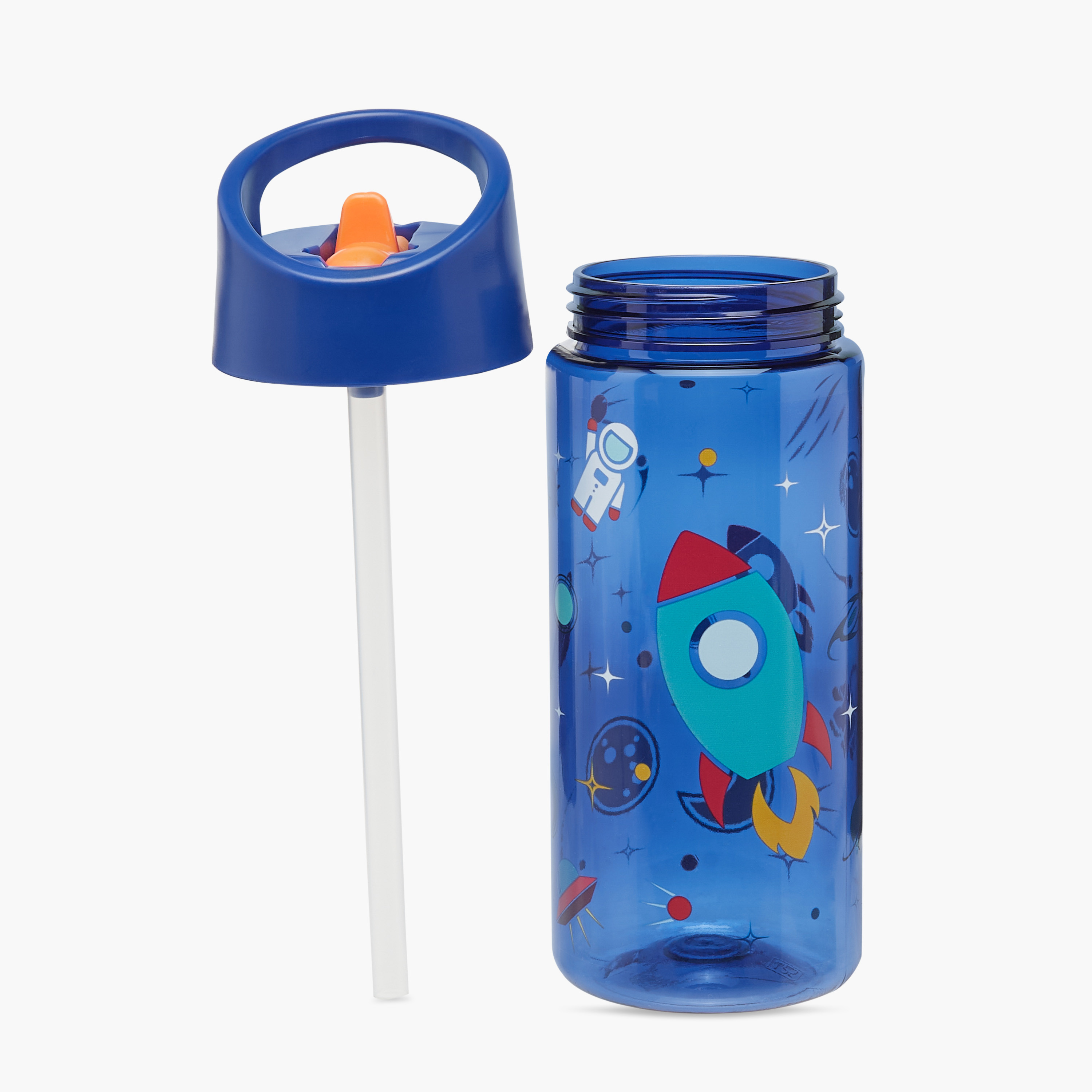 GLOO Space Print Sipper Water Bottle with Handle - 420 ml-school-waterbottles-image-2