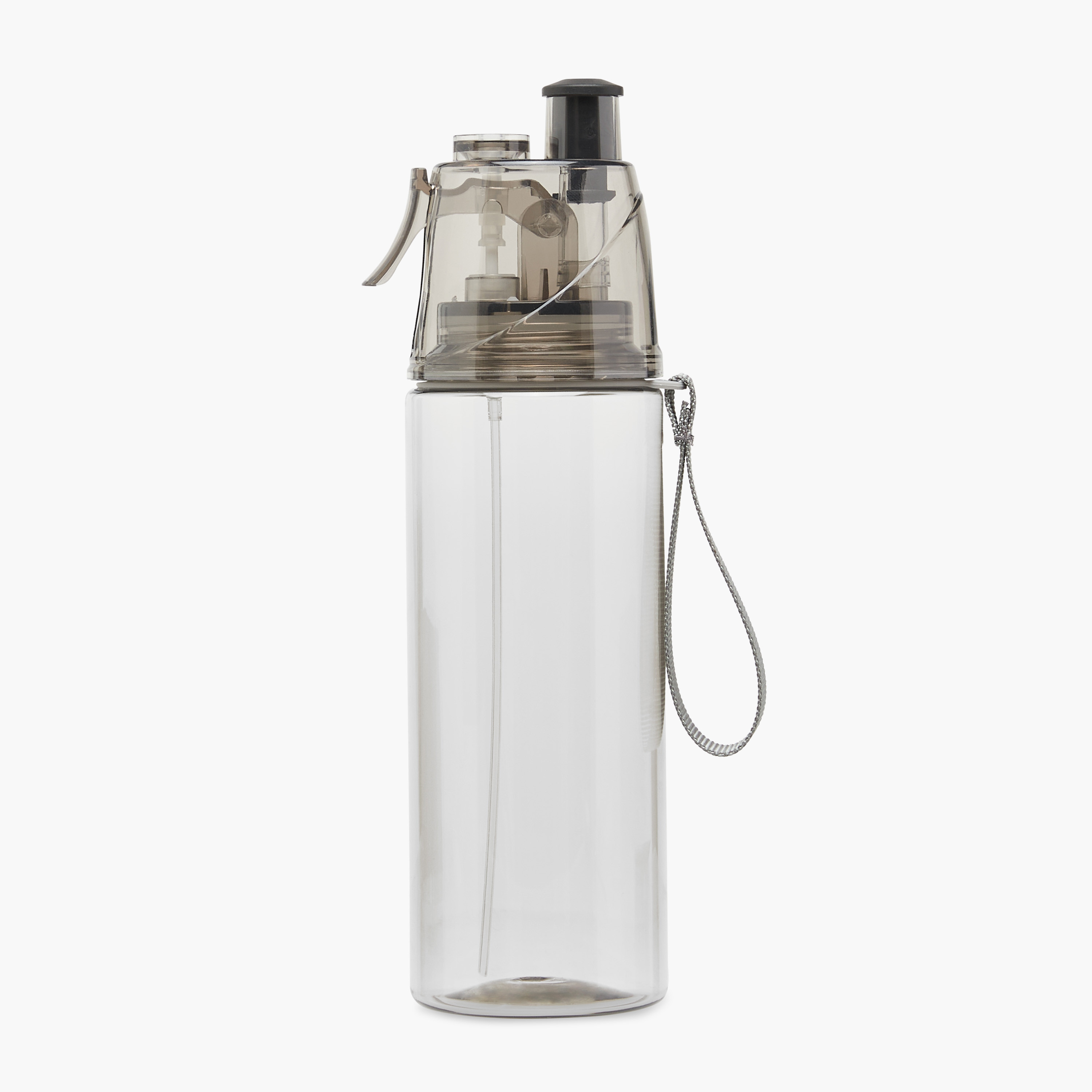 قارورة مياه سادة بقشّة ومقبض - 590 مل-school-waterbottles-image-1