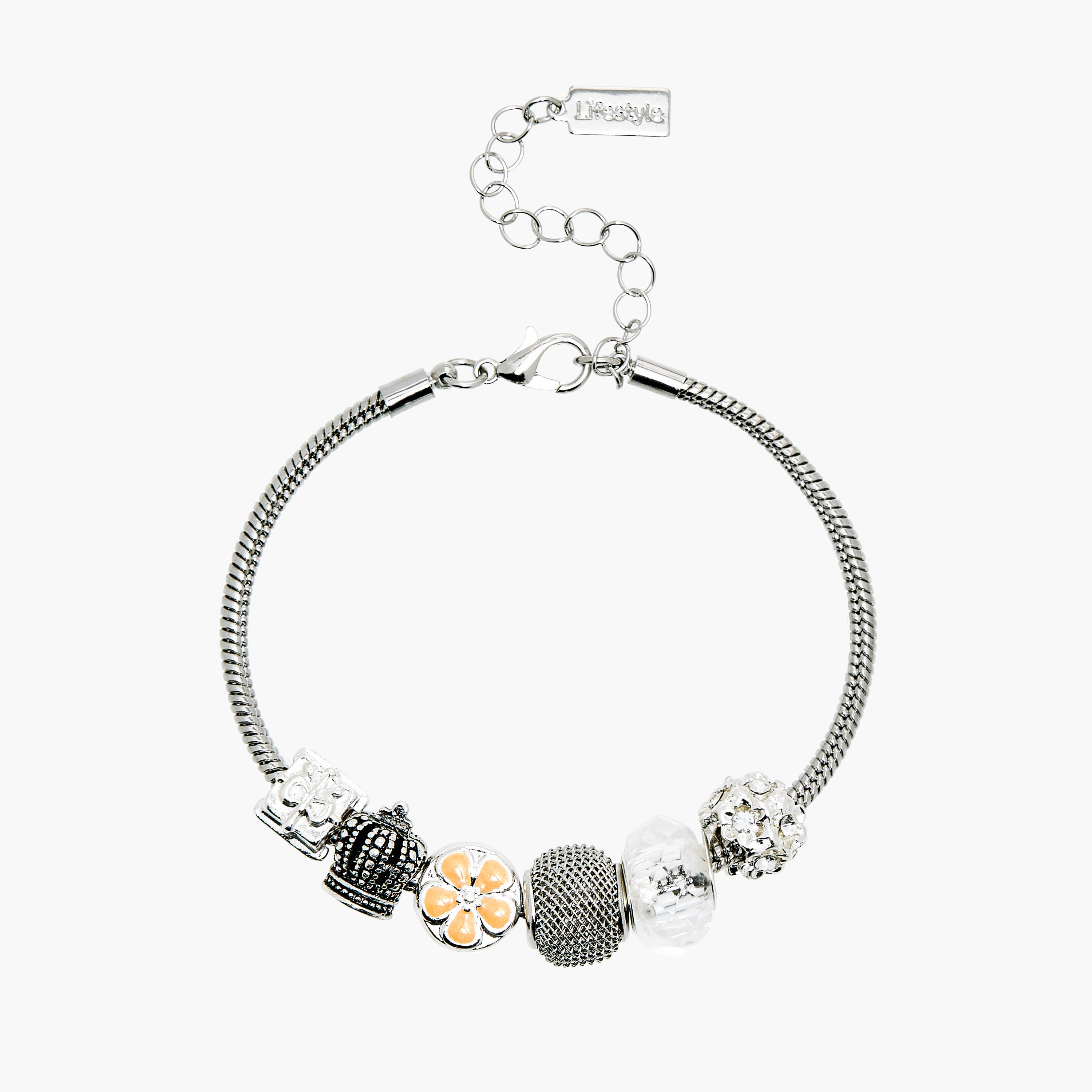 سوار باندورا مزين بمشبك إغلاق-women-watchesandjewellery-jewellery-banglesandbracelets-image-2