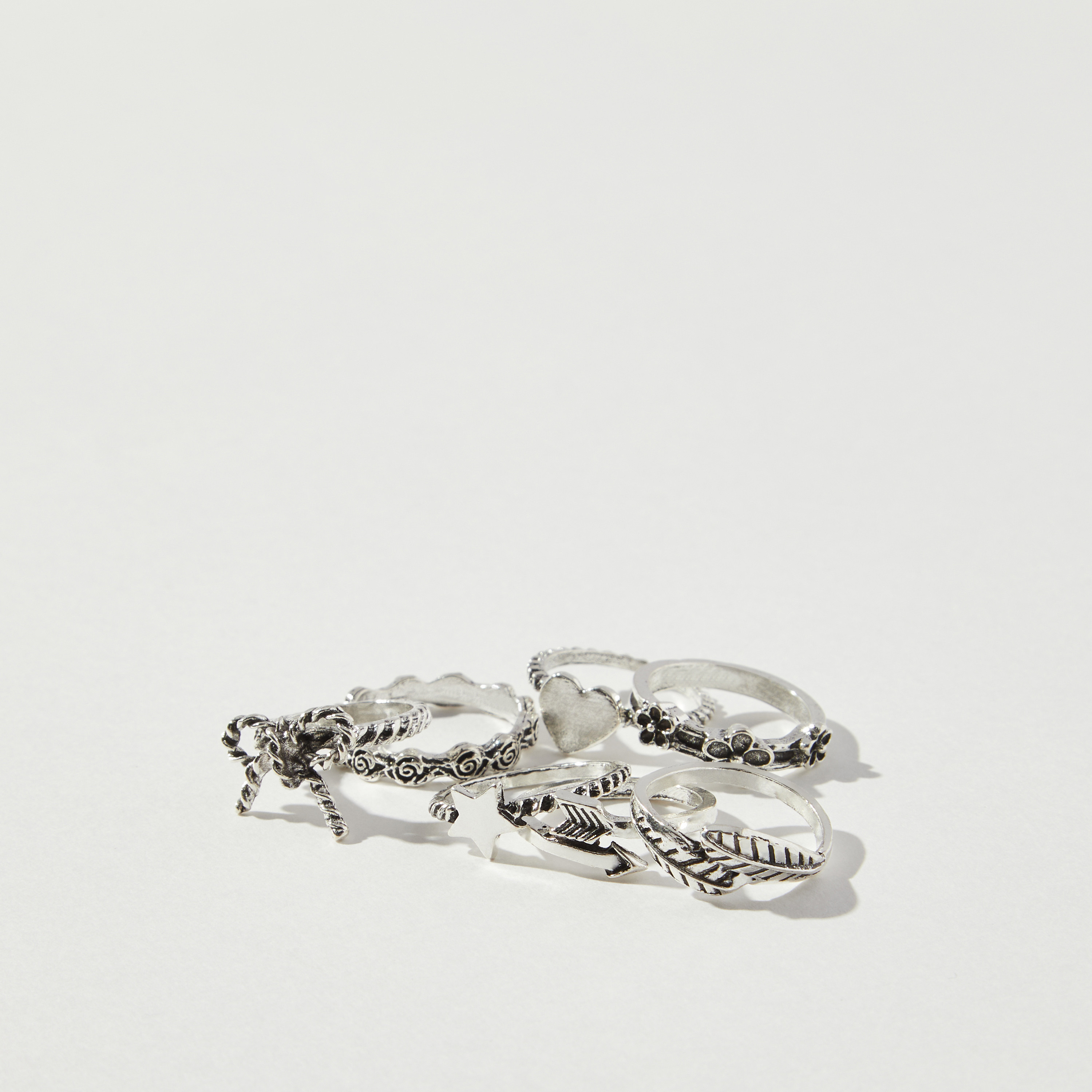 Butterfly Detail Ring - Set of 9-women-watchesandjewellery-jewellery-rings-image-3
