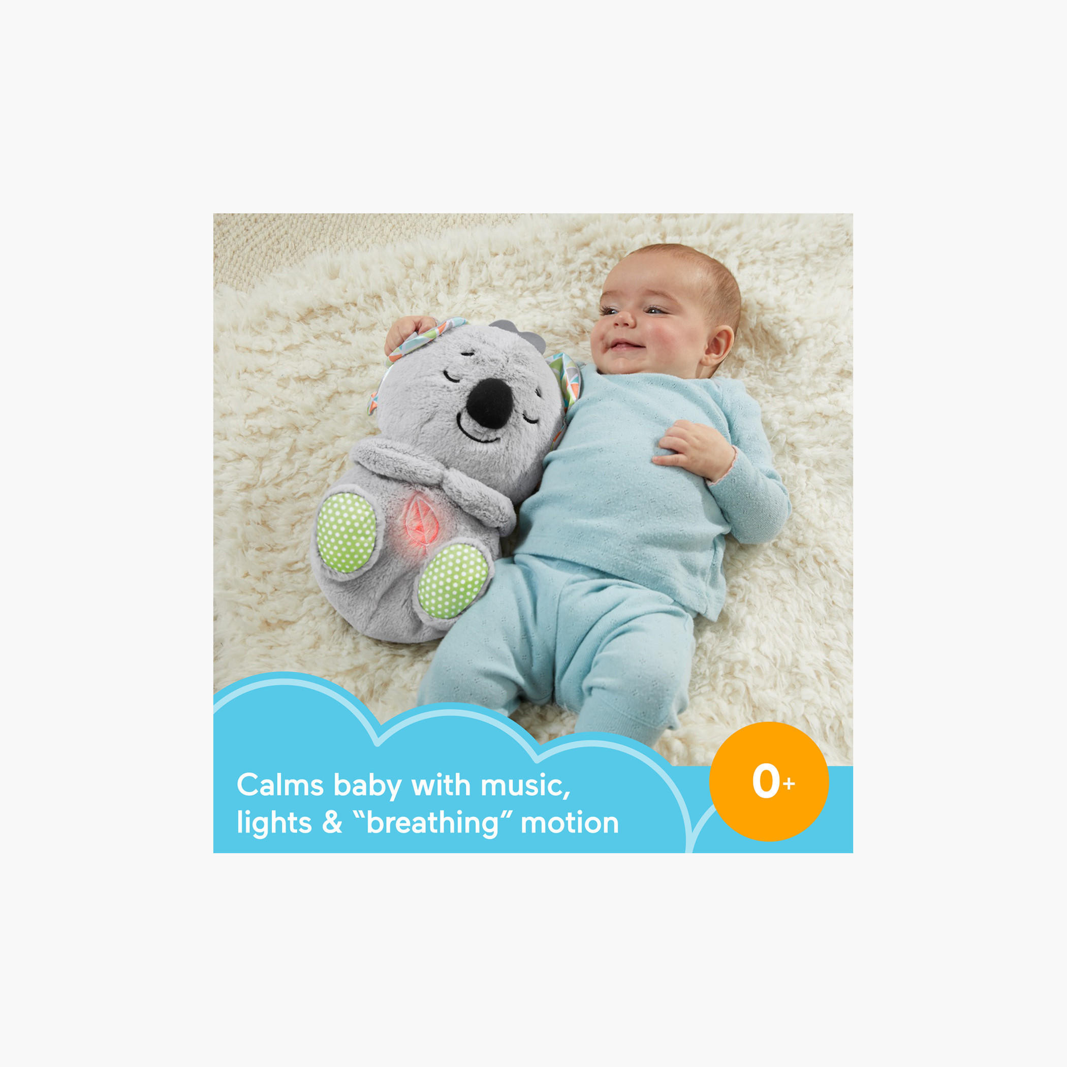 لعبة كوالا للتهدئة والاحتضان من فيشر برايس-toys-plushsofttoys-animals-image-4